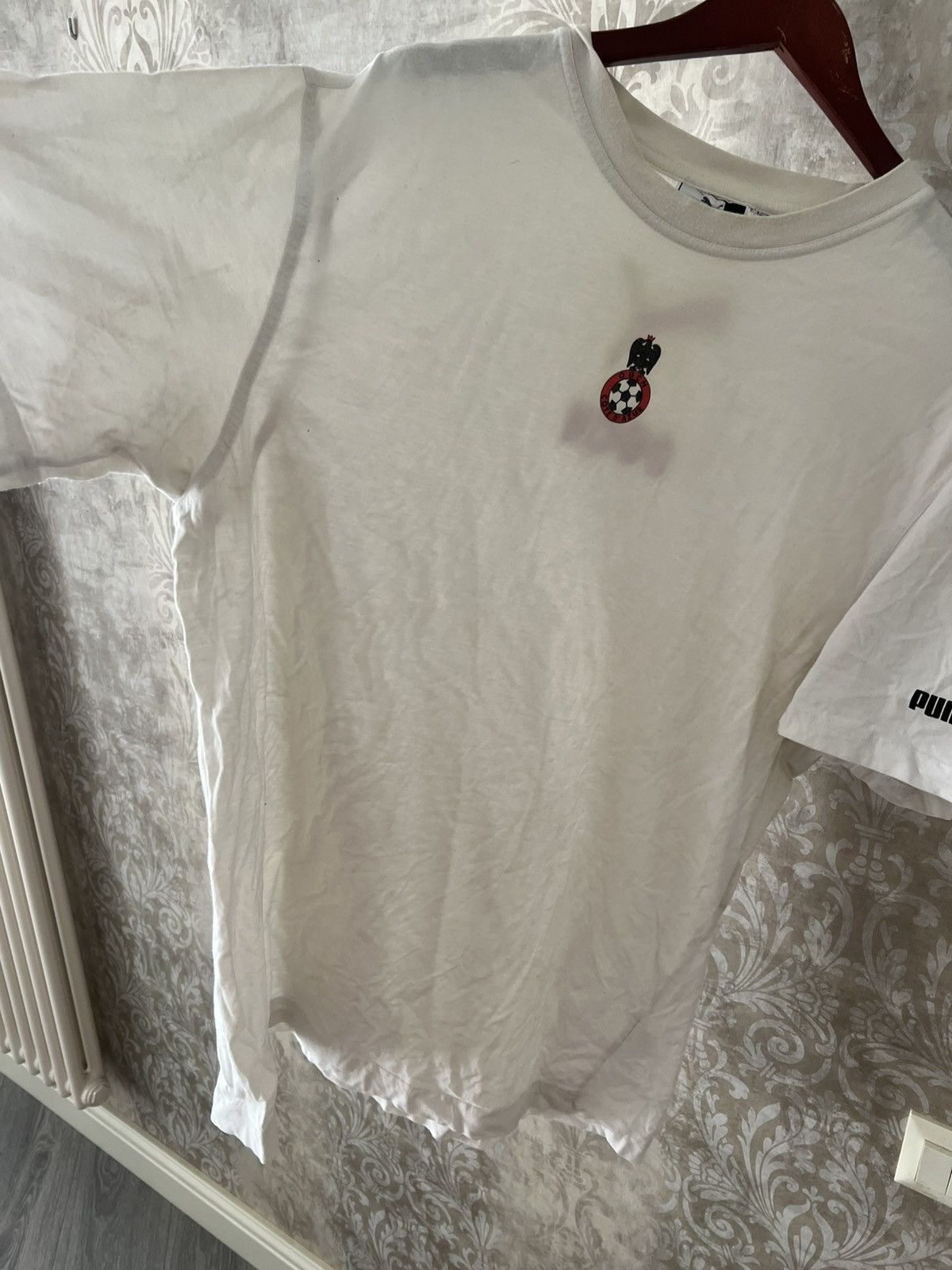 Puma Vintage Puma OGC Nice Football T-Shirt White Soccer Jersey Size US XL / EU 56 / 4 - 6 Thumbnail