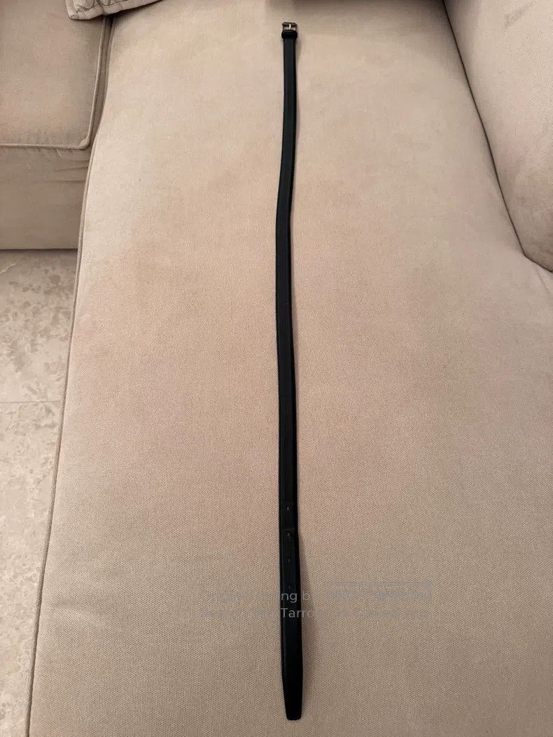 Saint Laurent Paris Saint Laurent Paris size 85 Black silver belt Size ONE SIZE - 2 Thumbnail