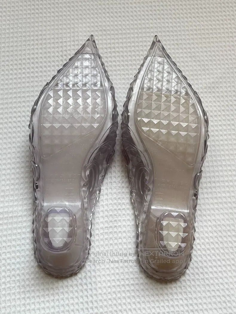 Y/Project Y/Project 35 Transparent purple crystal pointed shoes Size US 4.5 / IT 34.5 - 5 Thumbnail