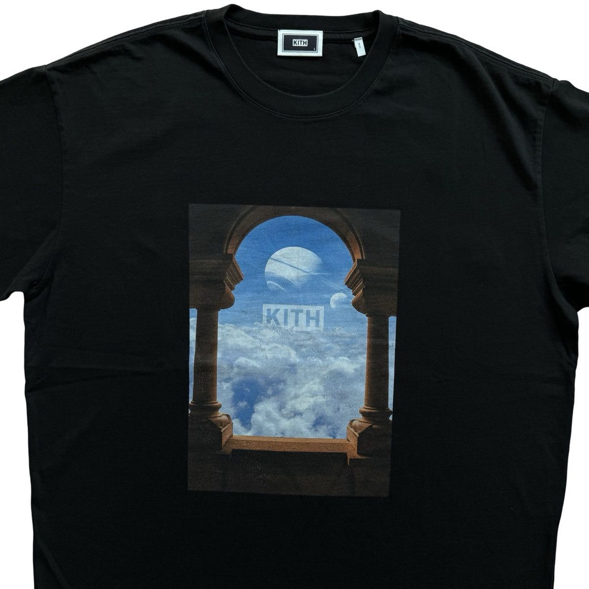 Kith New KITH Tom Fabia My View Tee Sz L Black | Grailed