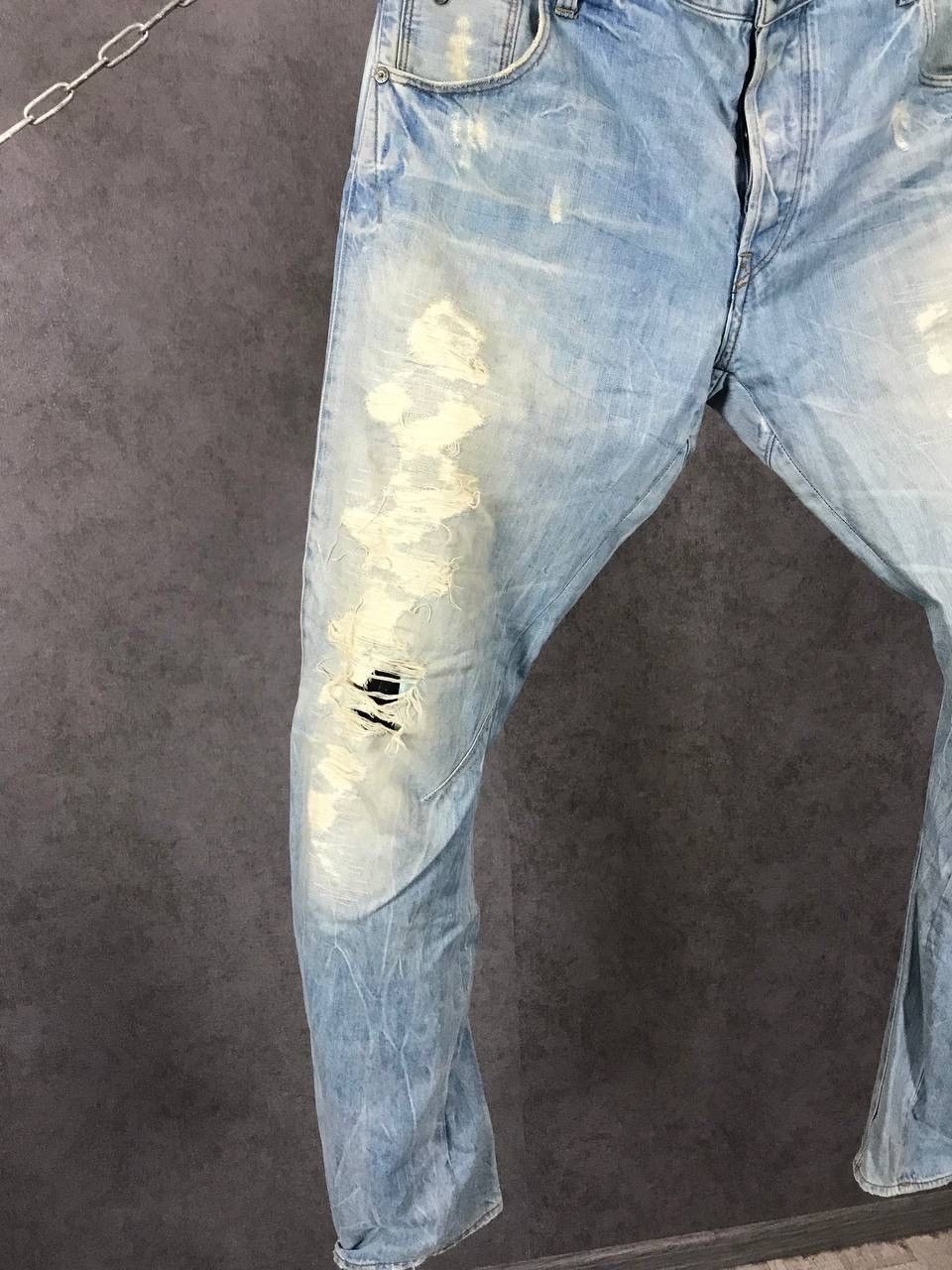 G-Star G Star Raw distressed denim jeans Size US 34 / EU 50 - 4 Thumbnail