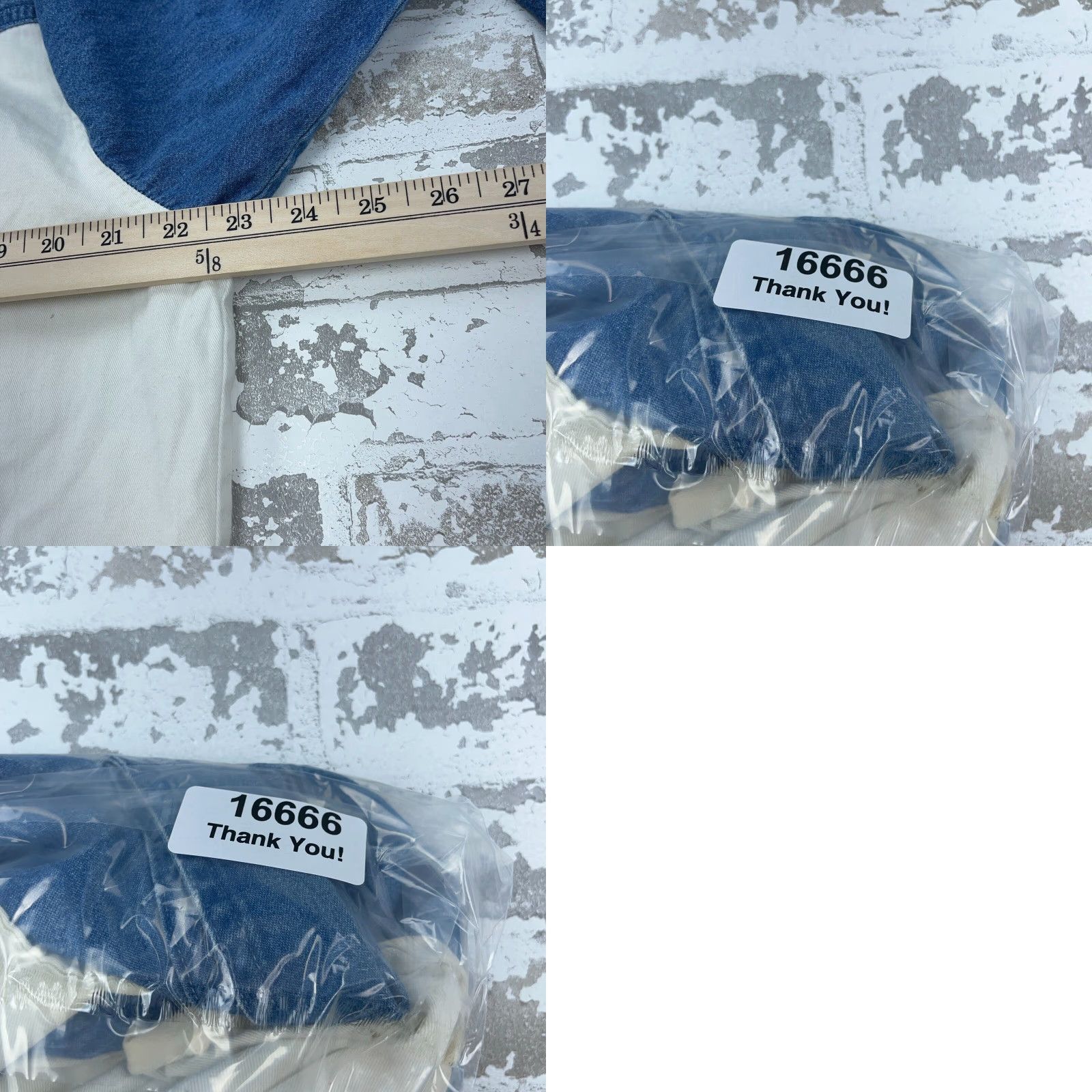 Faded Glory VINTAGE Faded Glory Shirt Men Large Blue White Denim Western Cowboy Brush Y2K Size US L / EU 52-54 / 3 - 8 Thumbnail