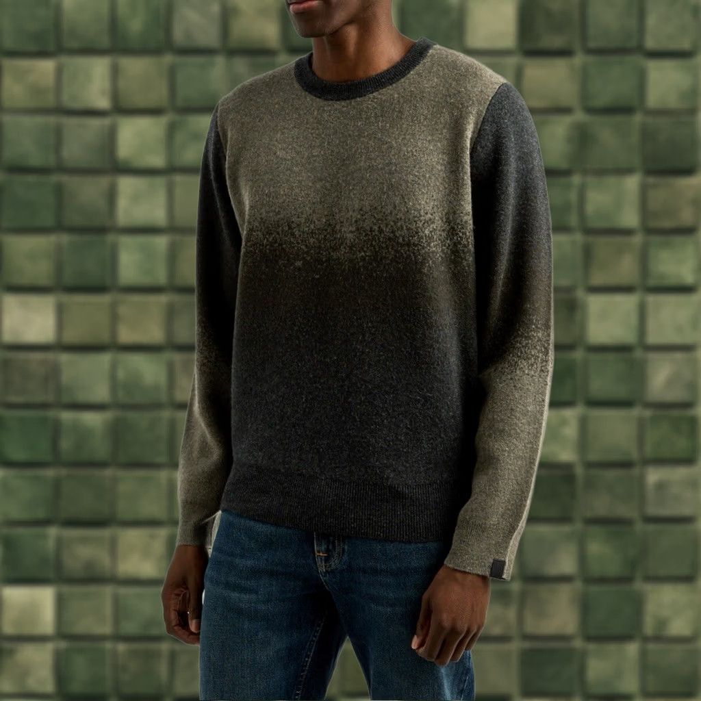 Rag & Bone Rag & Bone Jumper Crew Neck Wool Blend Green Men’s Size Large Sweater Pullover 90% Wool 10% Cashmere Size US L / EU 52-54 / 3 - 1 Thumbnail