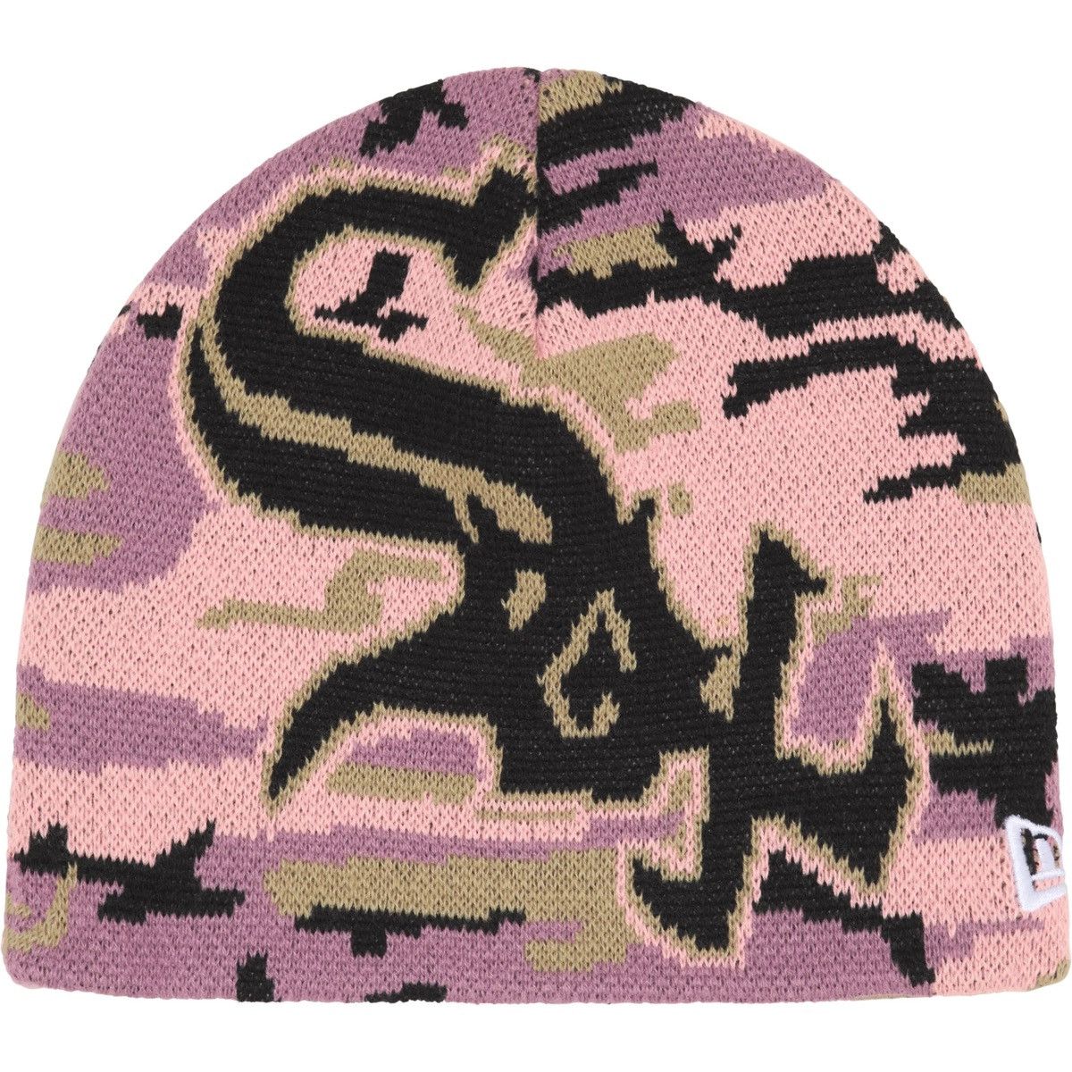 MLB × New Era × Supreme “Chicago White Sox™ New Era®” Beanie, Pink Camo (F/W 2025) Size ONE SIZE - 1 Thumbnail