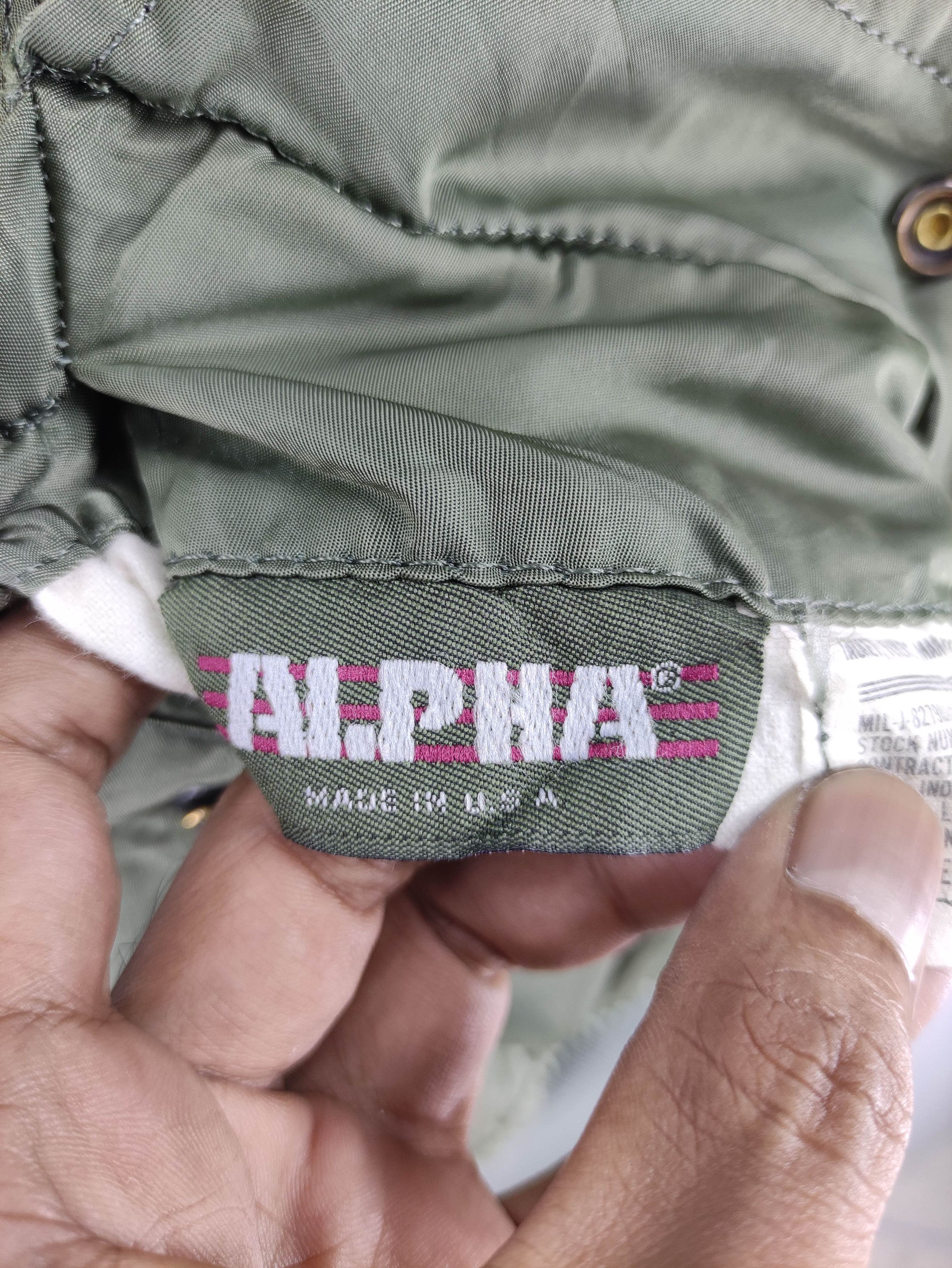Alpha Industries Vintage Alpha Industries Ma-1 Bomber Jacket Reversible Size US XL / EU 56 / 4 - 6 Thumbnail