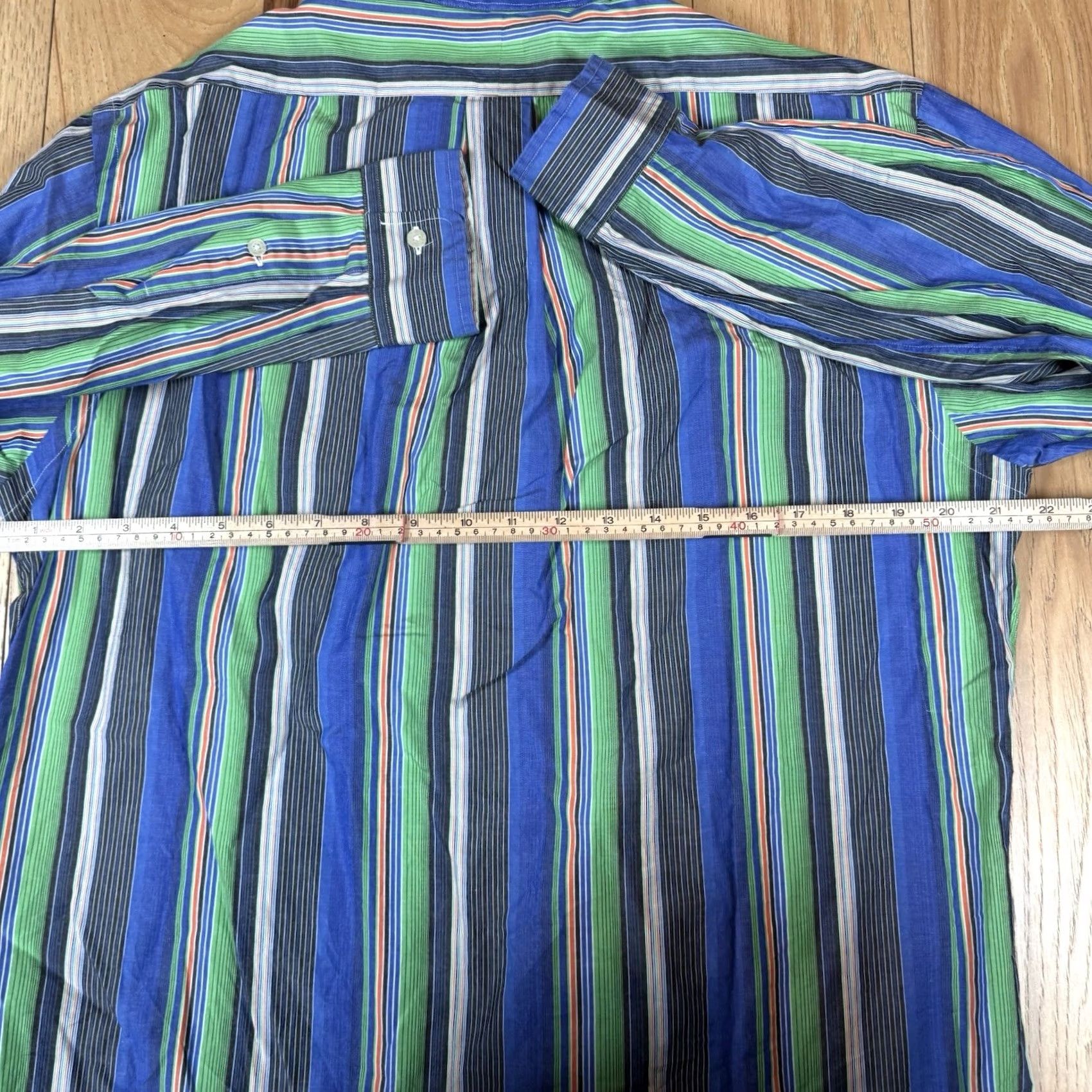 Polo Ralph Lauren VTG Polo Ralph Lauren Golf Button-Up Shirt Mens Large Multicolor Stripe Long Sleeve L Shirt Mens Mens Shirts Size US L / EU 52-54 / 3 - 5 Thumbnail
