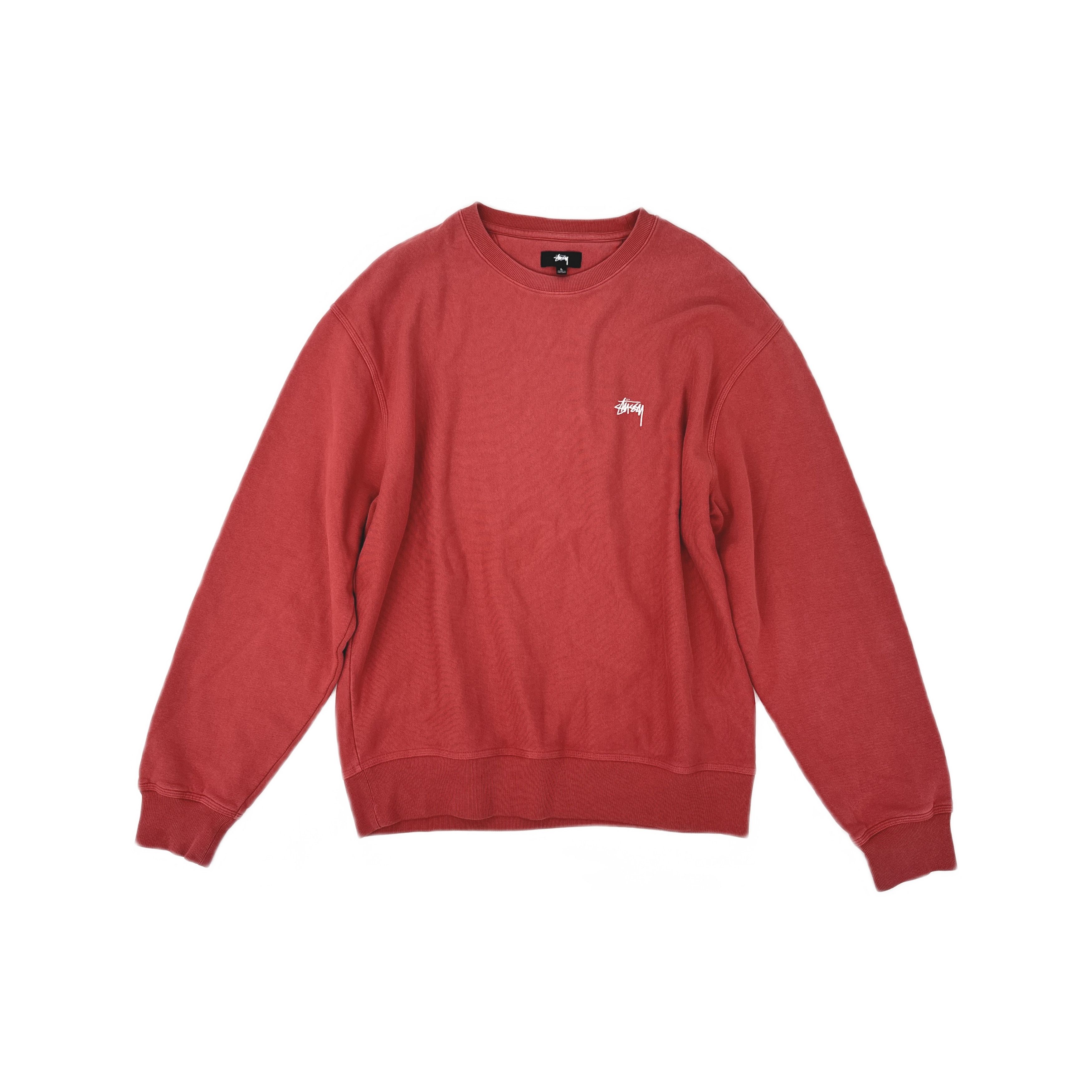 Stussy Stussy Embroidered Logo Crewneck Sweatshirt Size L Size US L / EU 52-54 / 3 - 1 Thumbnail