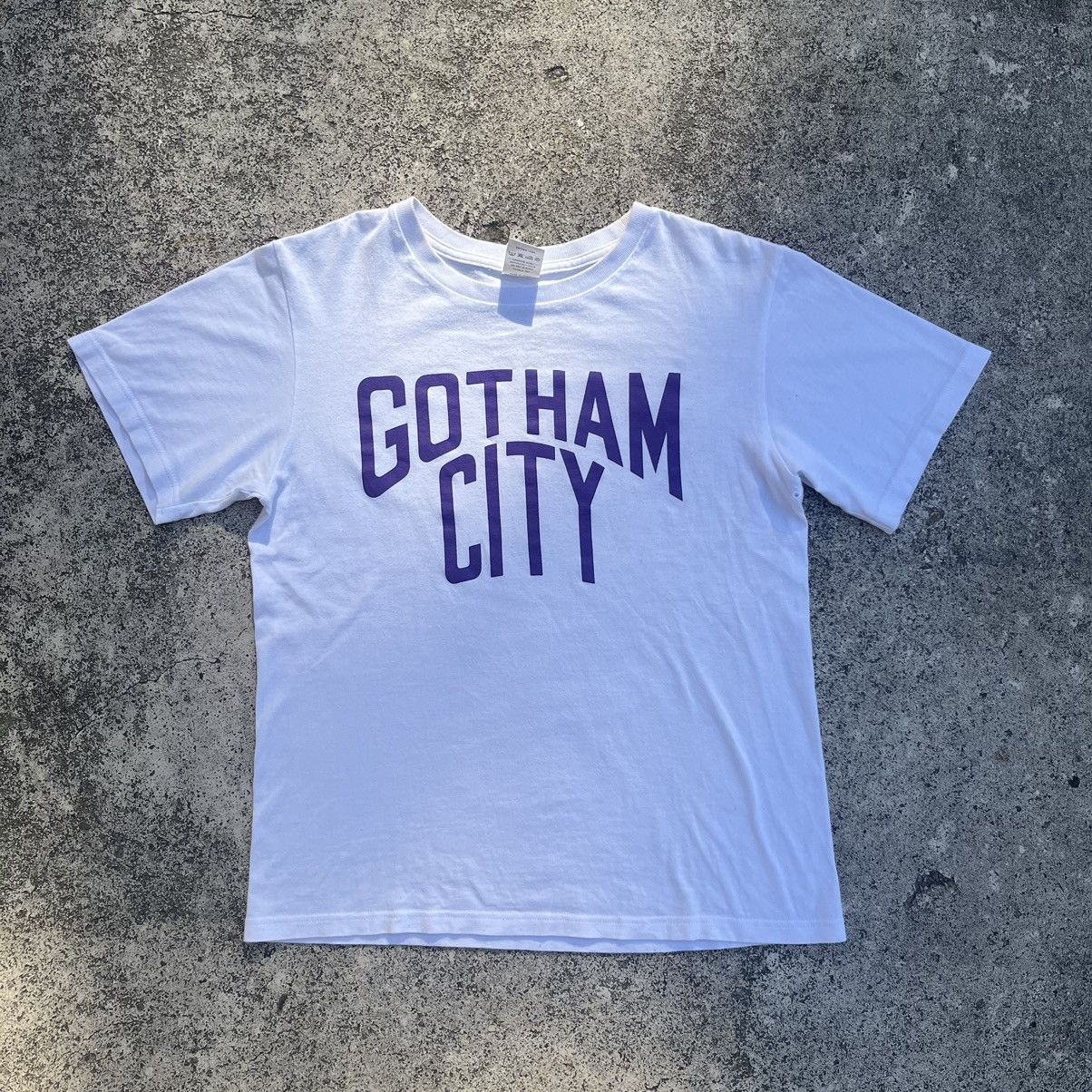 image of Number N Ine x Takahiromiyashita The Soloist Number (N)Ine Ss02 “Gotham City” Purple Tee in White (