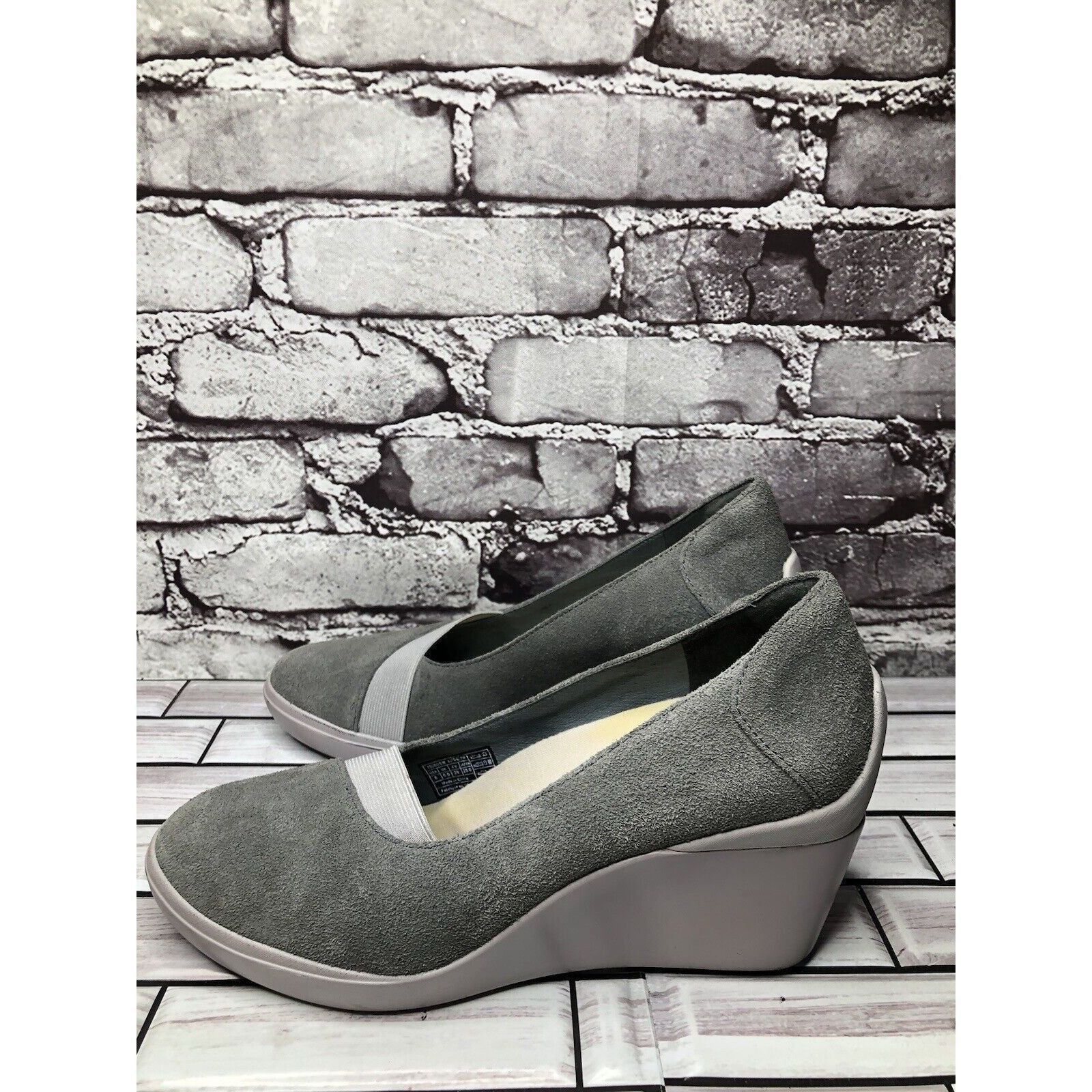 TSUBO Tsubo Damira Gray Suede Comfort Wedge Pumps Career Shoes Wom Size US 8 / IT 38 - 15 Thumbnail