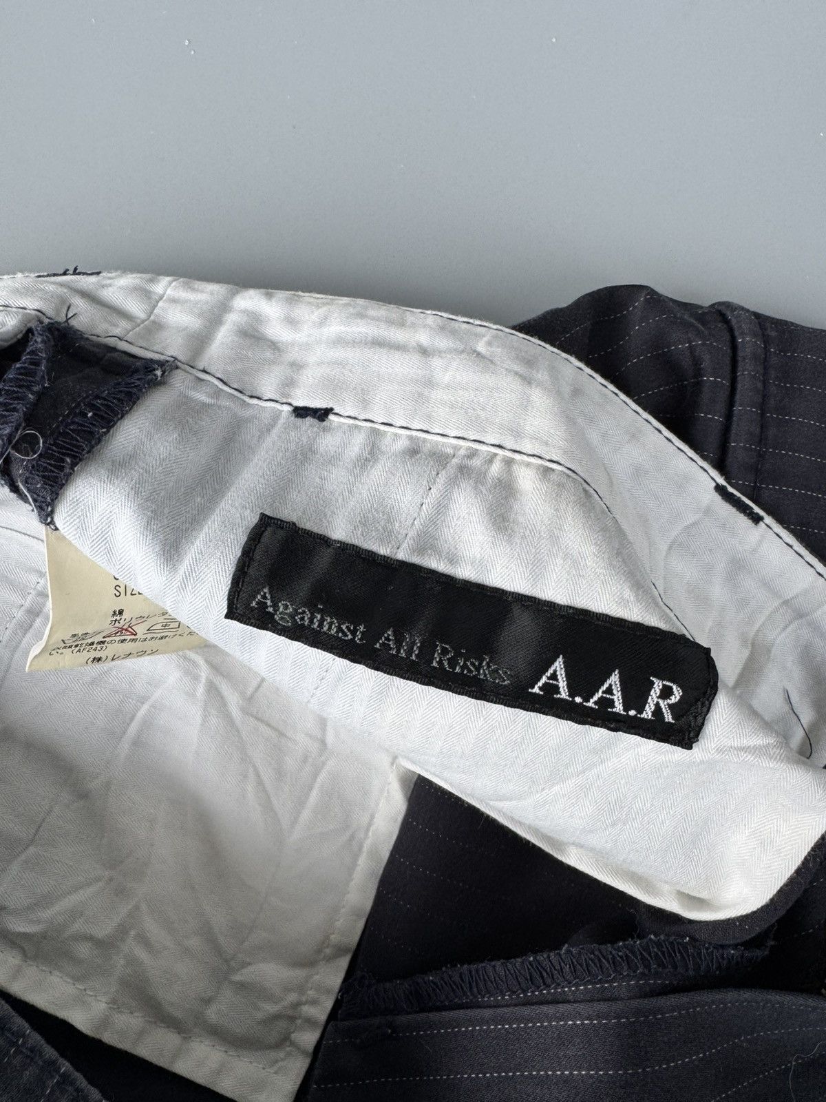 Yohji Yamamoto Vintage 2000s Yohji Yamamoto A.A.R (Against All Risk) Tartan Size US 36 / EU 52 - 4 Thumbnail