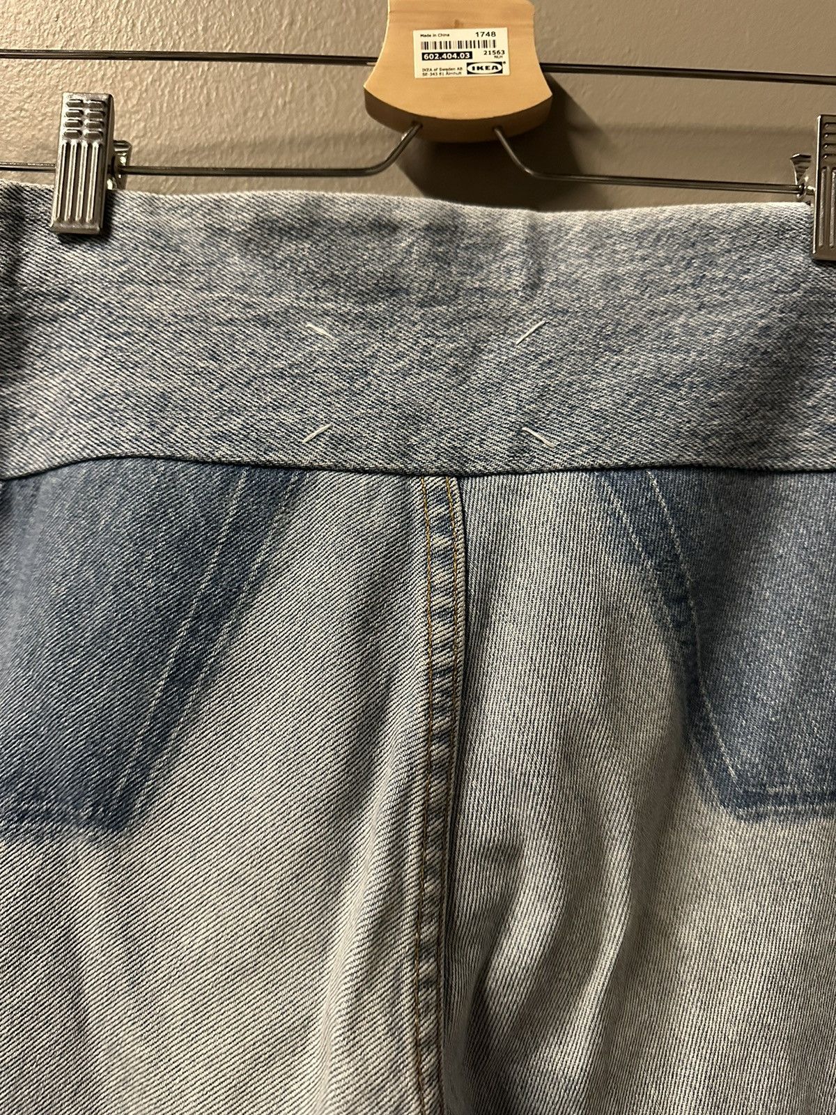 Maison Margiela AW 2001 wide artisanal denim shorts Size US 28 / EU 44 - 6 Thumbnail