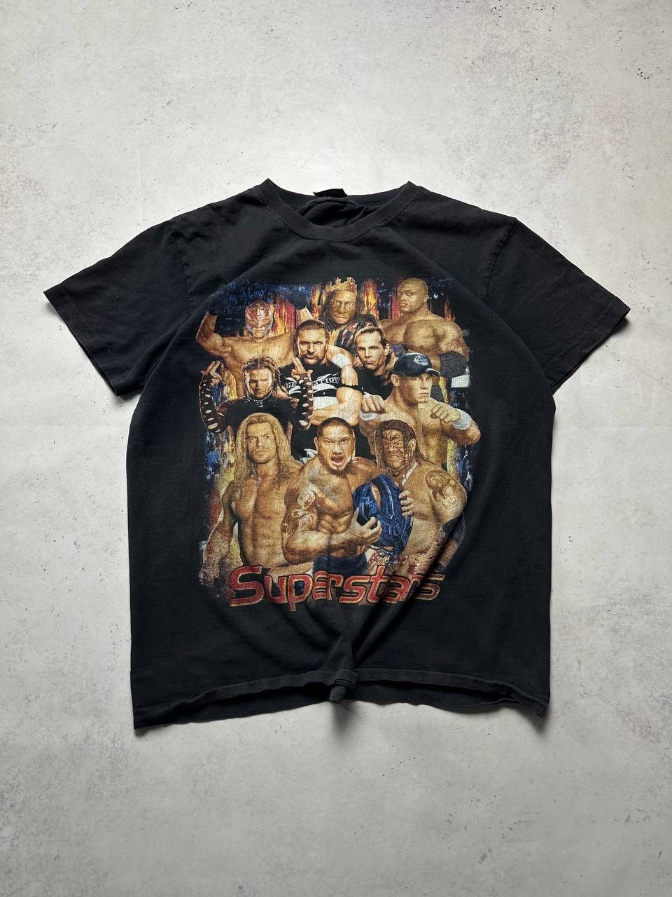 Vintage × WWE Vintage WWE Superstars Graphic Boxy T-shirt L Size US L / EU 52-54 / 3 - 1 Thumbnail