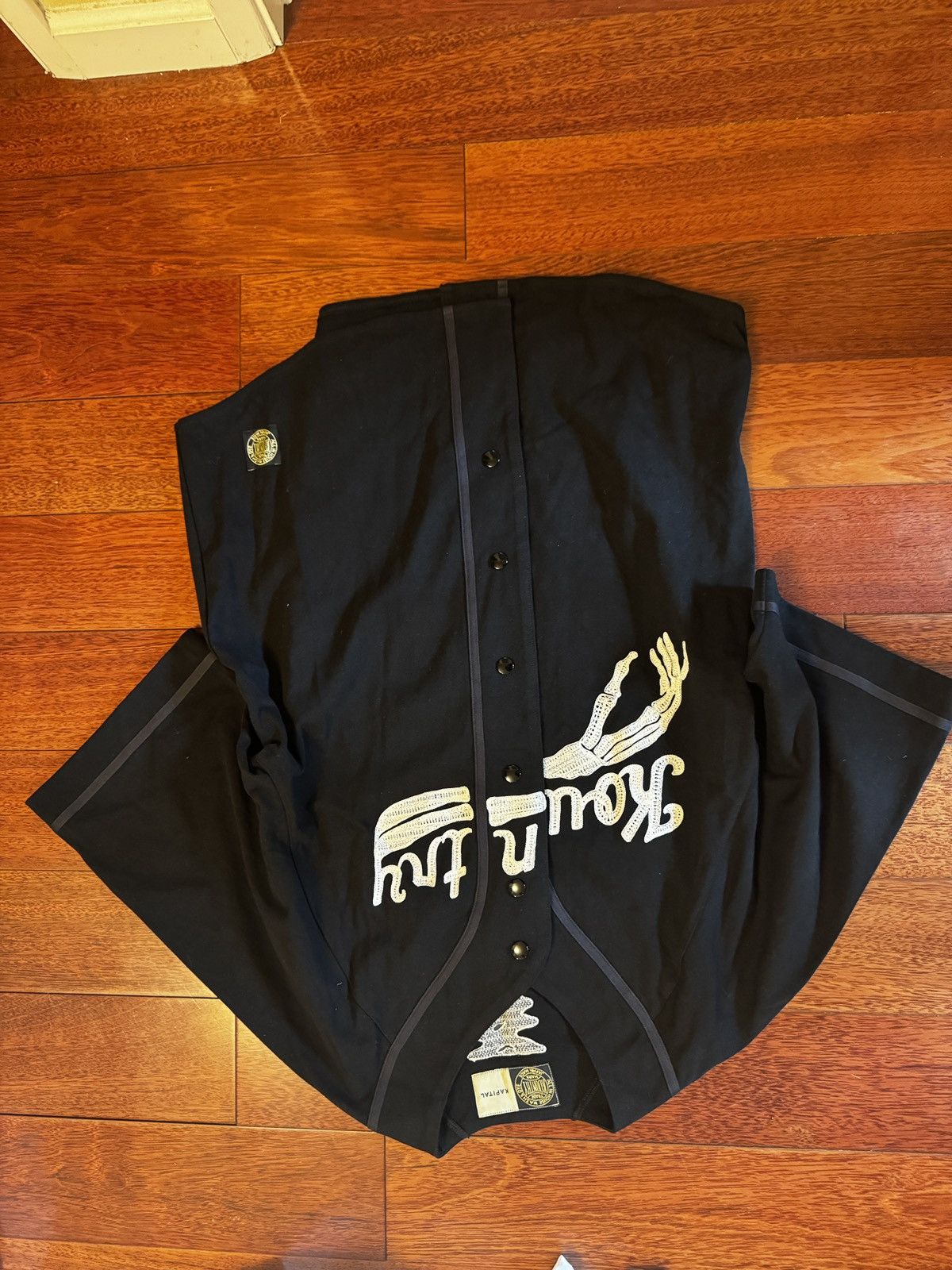 Kapital × Kapital Kountry kapital applique cotton jersey shirt Size US XL / EU 56 / 4 - 2 Thumbnail