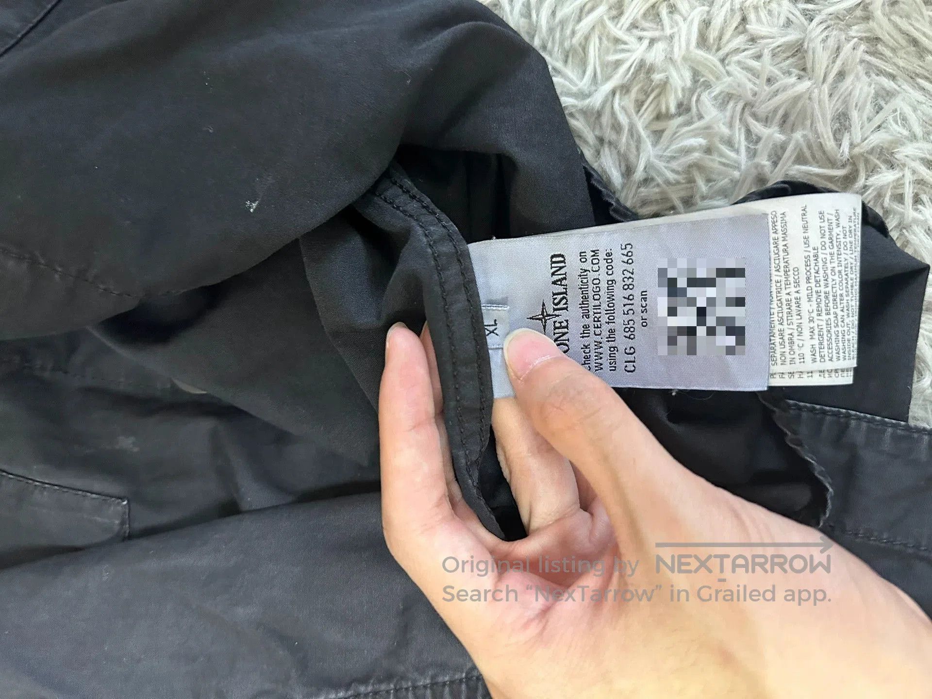 Stone Island Stone Island Washed Button Jacket. Size US XL / EU 56 / 4 - 6 Thumbnail