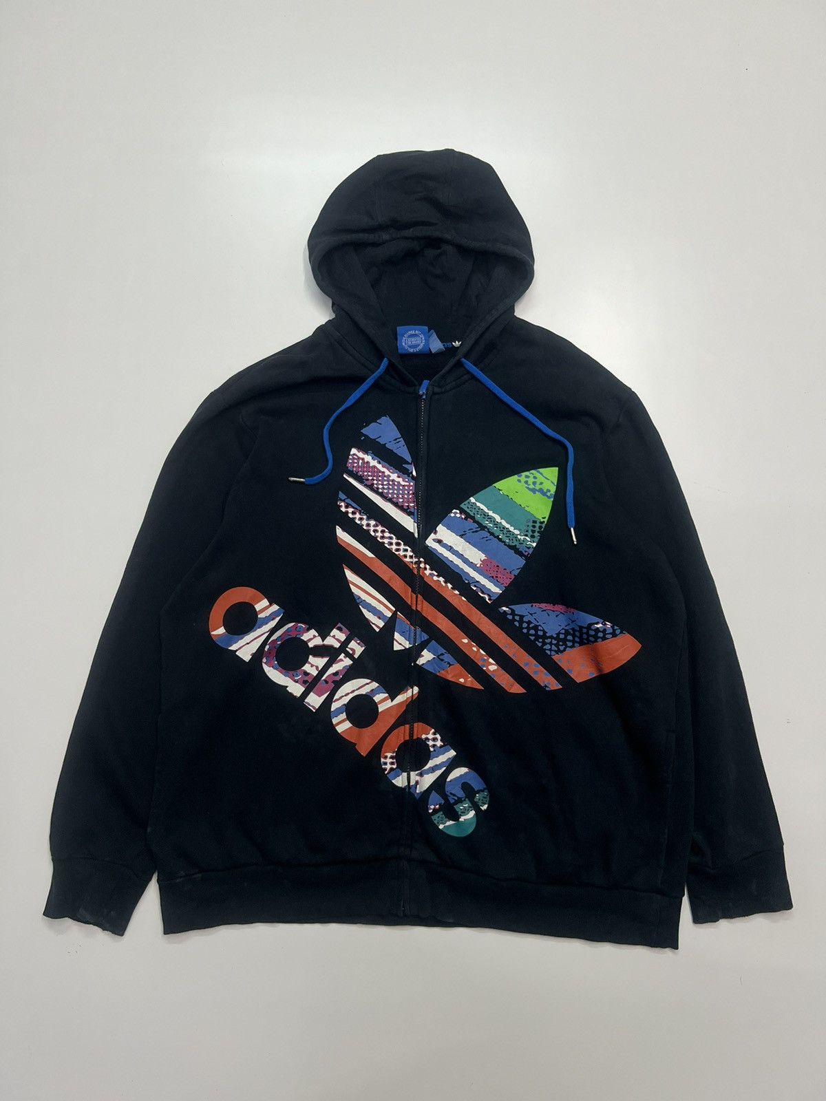 Vintage Adidas Big Logo Hoodies Size US XXL / EU 58 / 5 - 1 Thumbnail