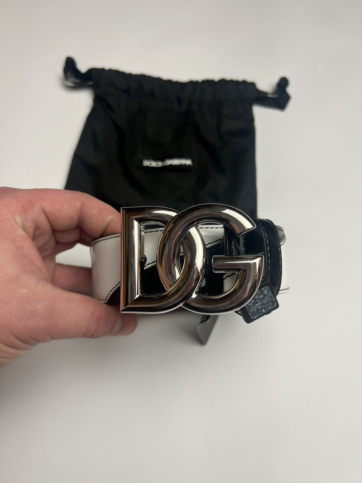 Dolce & Gabbana Dolce & Gabbana Black/White Zebra Belt Size ONE SIZE - 1 Thumbnail