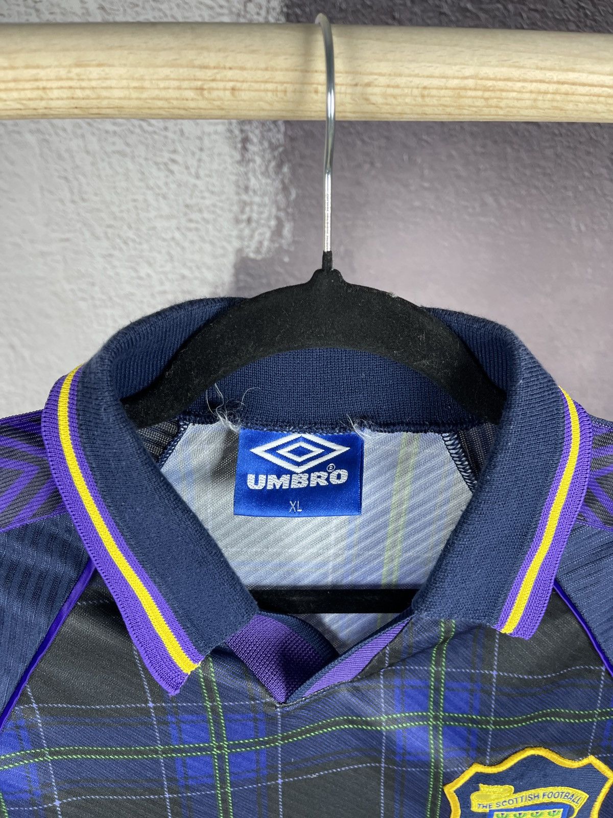 Umbro Umbro Scotland 1994 1996 home soccer jersey football shirt Size US XL / EU 56 / 4 - 5 Thumbnail