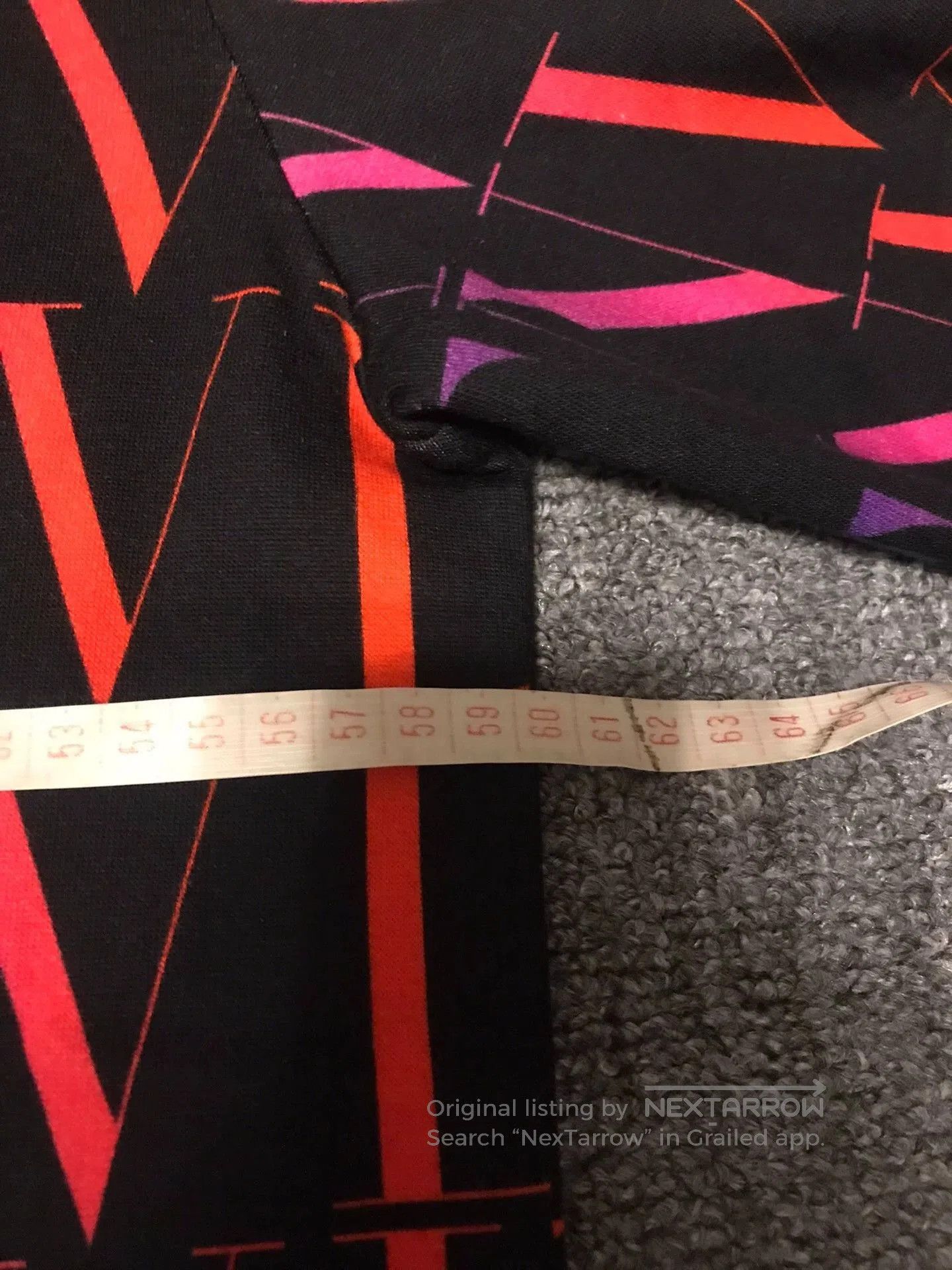 Valentino Multi-Color Logo Print Long Sleeve Sweatshirt. Size US XL / EU 56 / 4 - 8 Thumbnail
