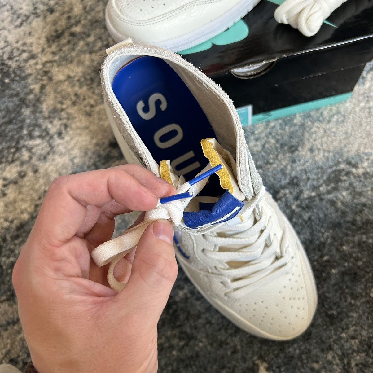 Nike × Soulland NiKE SB ZOOM DUNK HiGH PRO FRi.day Part 02 SAiL GAME ROYAL Size US 11.5 / EU 44-45 - 6 Thumbnail