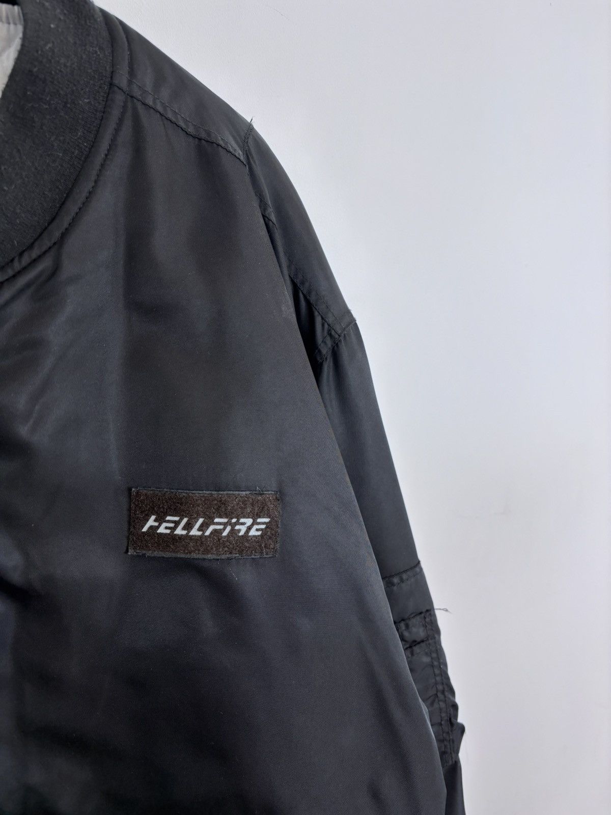 Other Hellfire Club Vintage Black Racing MA-1 Flight Bomber Jacket Size US XXL / EU 58 / 5 - 3 Thumbnail