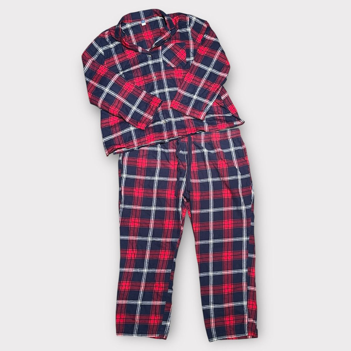 Old Navy Old Navy Men’s XXL Blue & Red Plaid Pajama Set Size US 44 / EU 60 - 1 Thumbnail