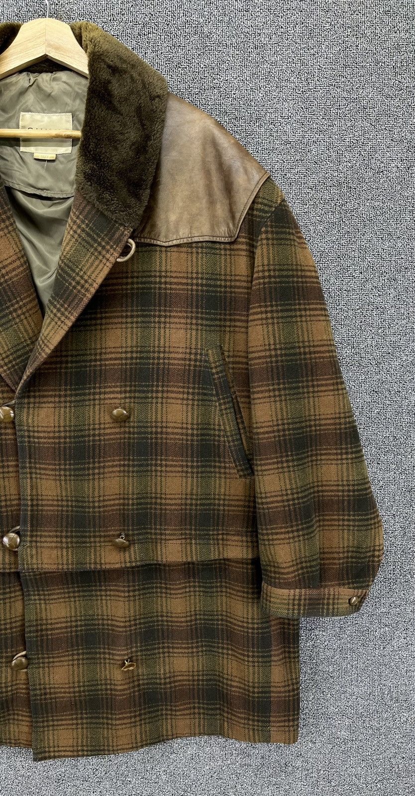 Japanese Brand Vintage Suivi Homme Shadow Plaid Jacket Size US L / EU 52-54 / 3 - 4 Thumbnail
