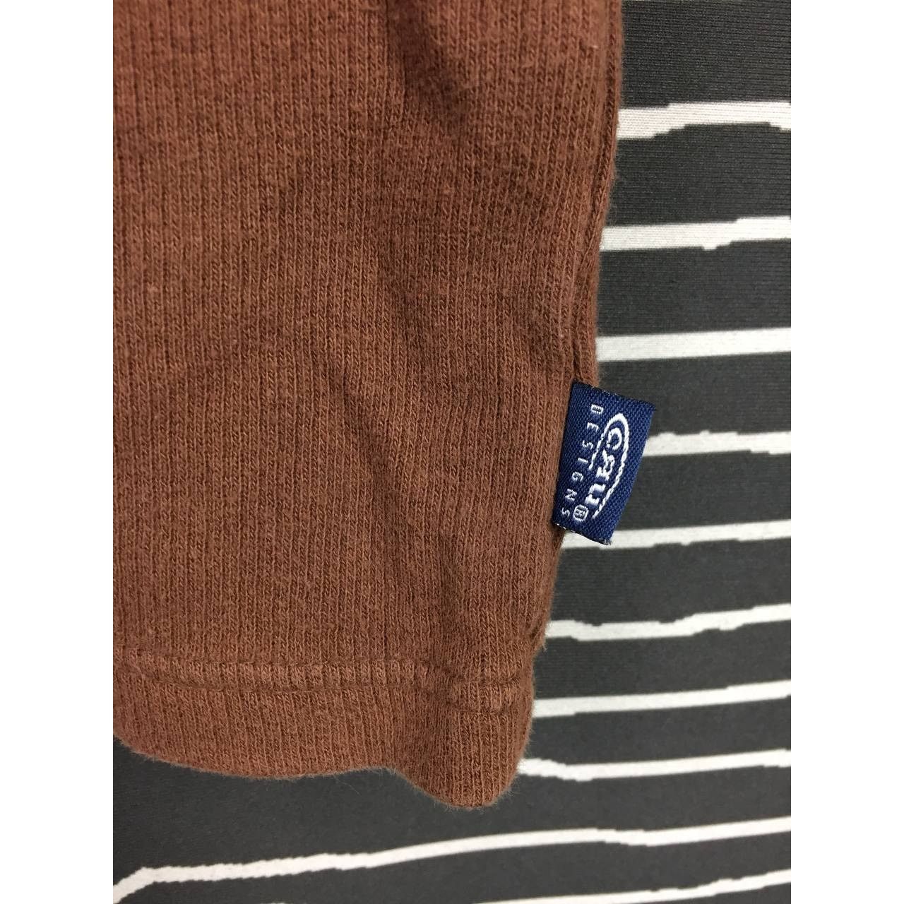 Japanese Brand × Vintage Vtg Cru Designs Small Logo Striped Long Sleeve Surf Tee Size US M / EU 48-50 / 2 - 4 Thumbnail
