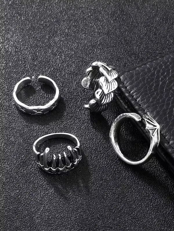 Jewelry × Vintage Retro Ring Collection Size ONE SIZE - 4 Thumbnail