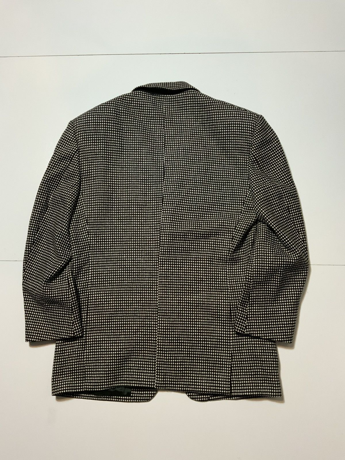 Versace Vintage V2 Versace Polka Dot Wool Evening Blazer Jacket Size 52R - 2 Thumbnail