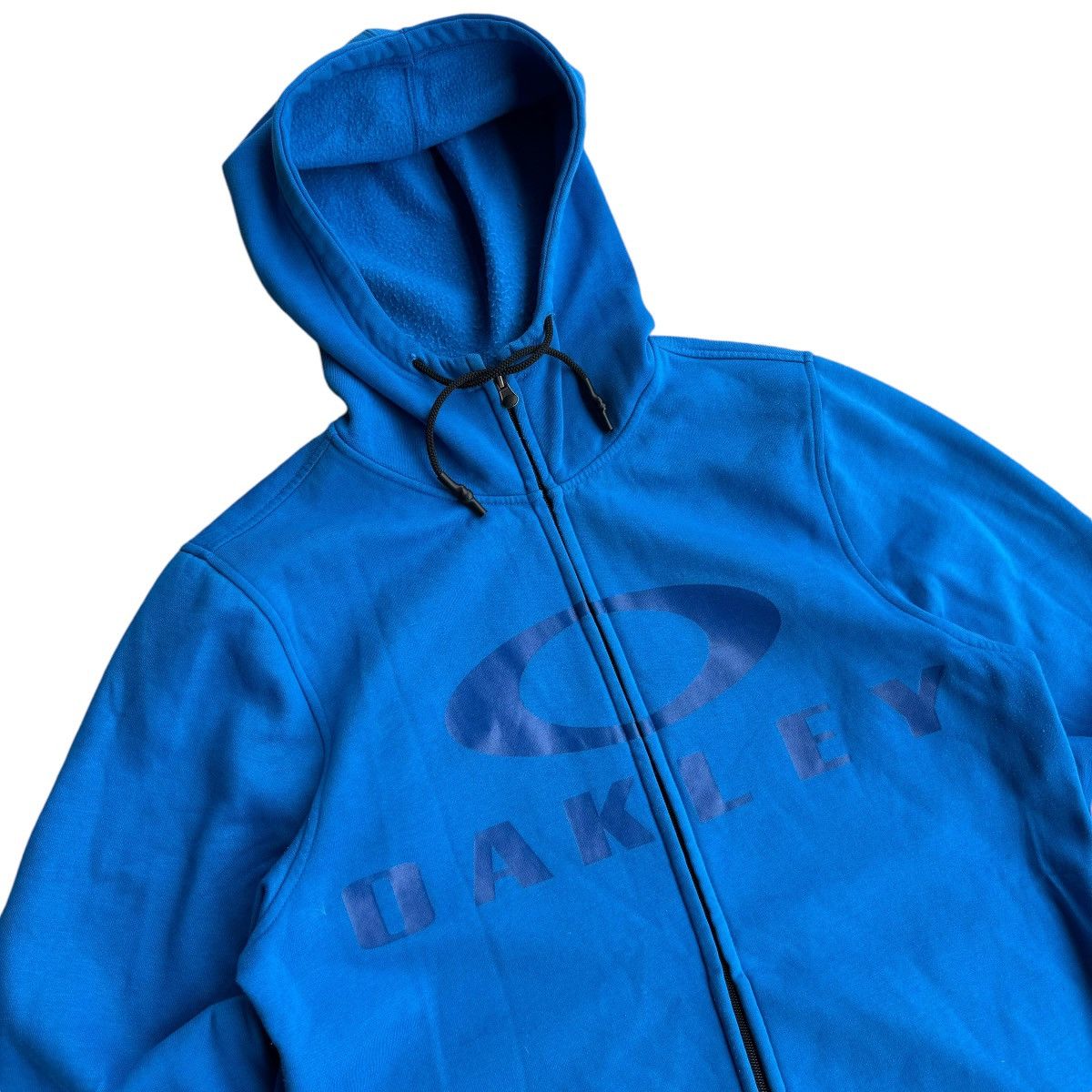 Hi Tec × Oakley Oakley Performance Blue Athletic Zip Up Hoodie Fleece Size US L / EU 52-54 / 3 - 3 Thumbnail
