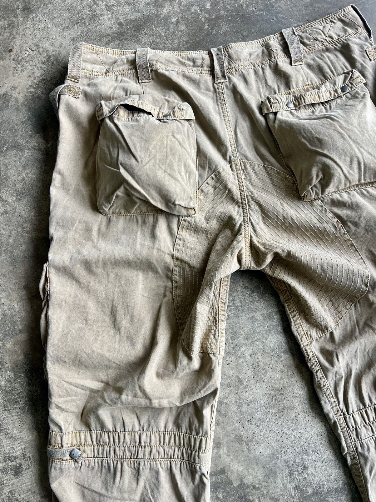 Polo Ralph Lauren Crazy Vintage 90s Polo RL Baggy Wide Leg Cargo Pants Size US 36 / EU 52 - 18 Thumbnail