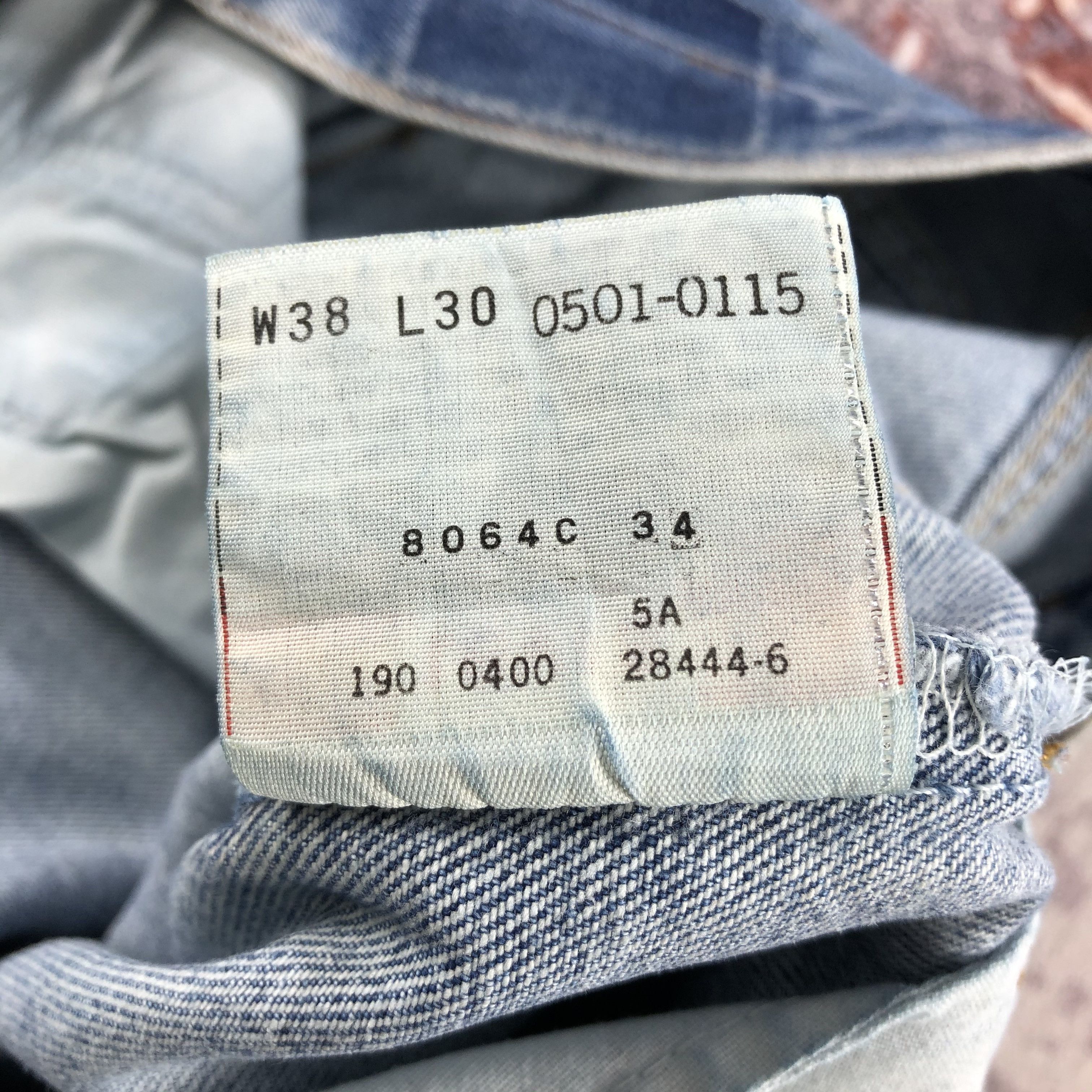 Levi's 90s Vintage Levis 501 Jeans-JM2627 Size US 35 - 12 Thumbnail