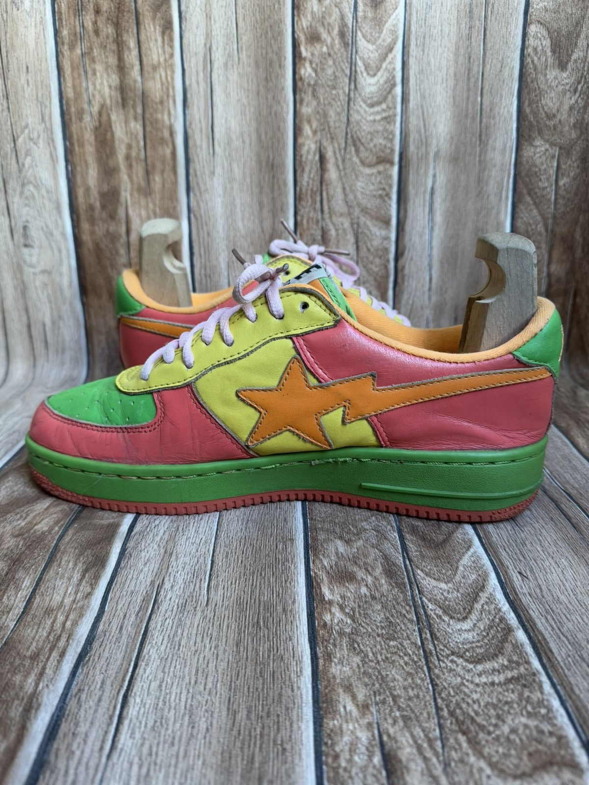 Bape × Nigo 2009 woodland camo bapesta Size US 9 / EU 42 - 13 Thumbnail
