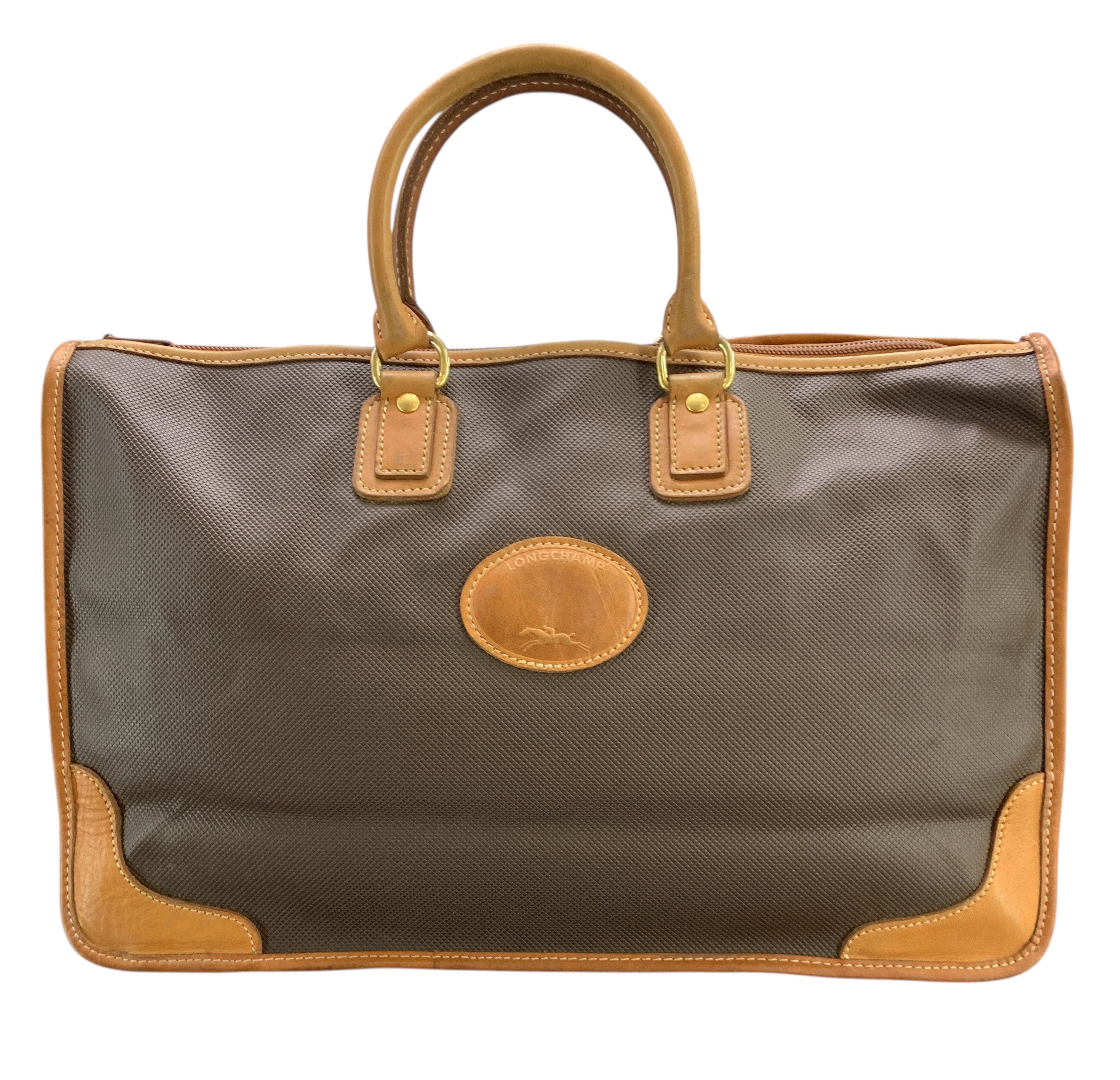 Longchamp × Vintage Vintage Longchamp Business Bag Unisex Wear Size ONE SIZE - 1 Thumbnail