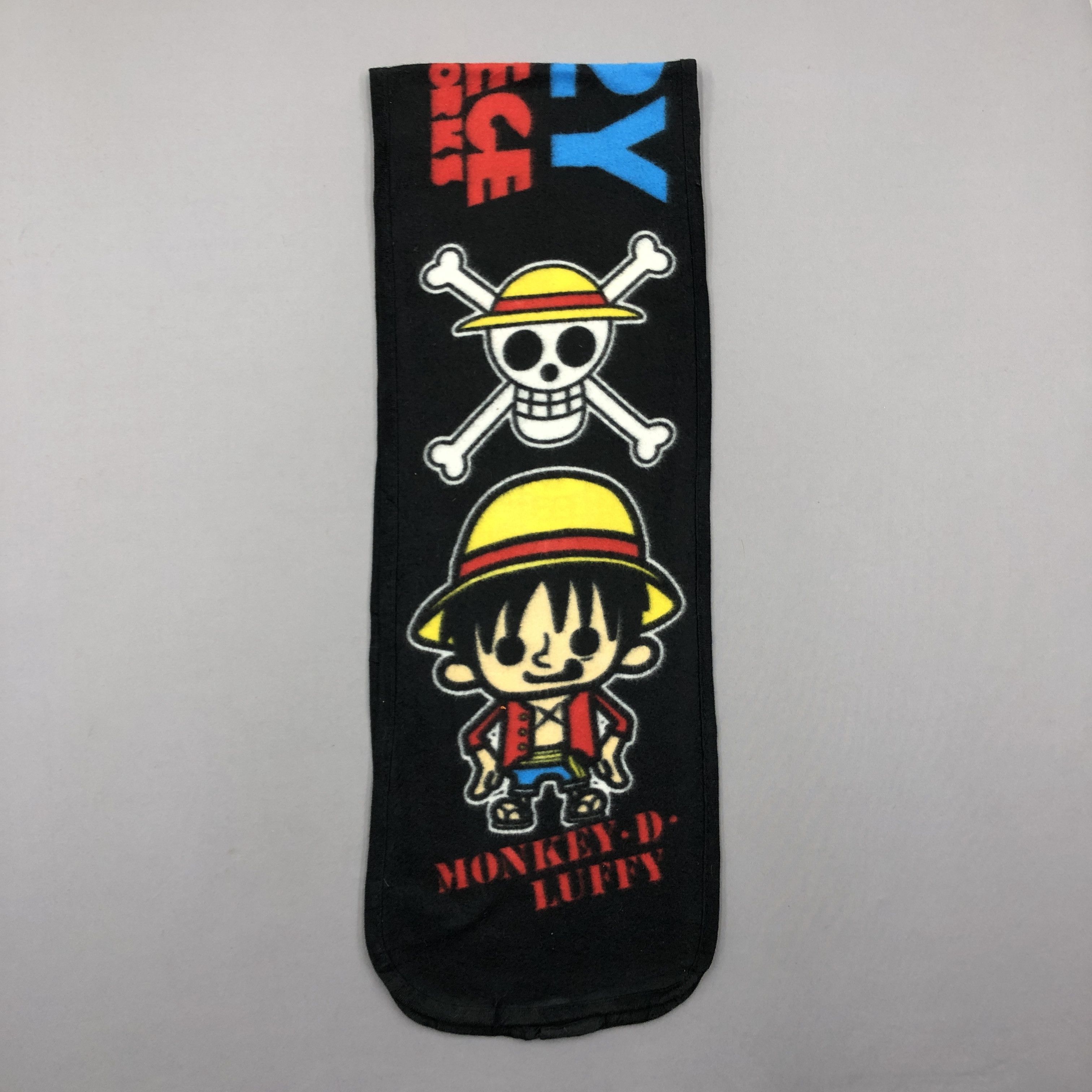 Anime Vintage One Piece Scarf Muffler Wool Fleece Winter Scarves Size ONE SIZE - 3 Thumbnail