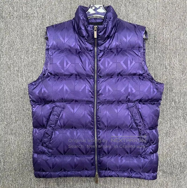 Dior Dior Purple Nylon Men's Sleeveless Jacket . Size US S / EU 44-46 / 1 - 1 Thumbnail
