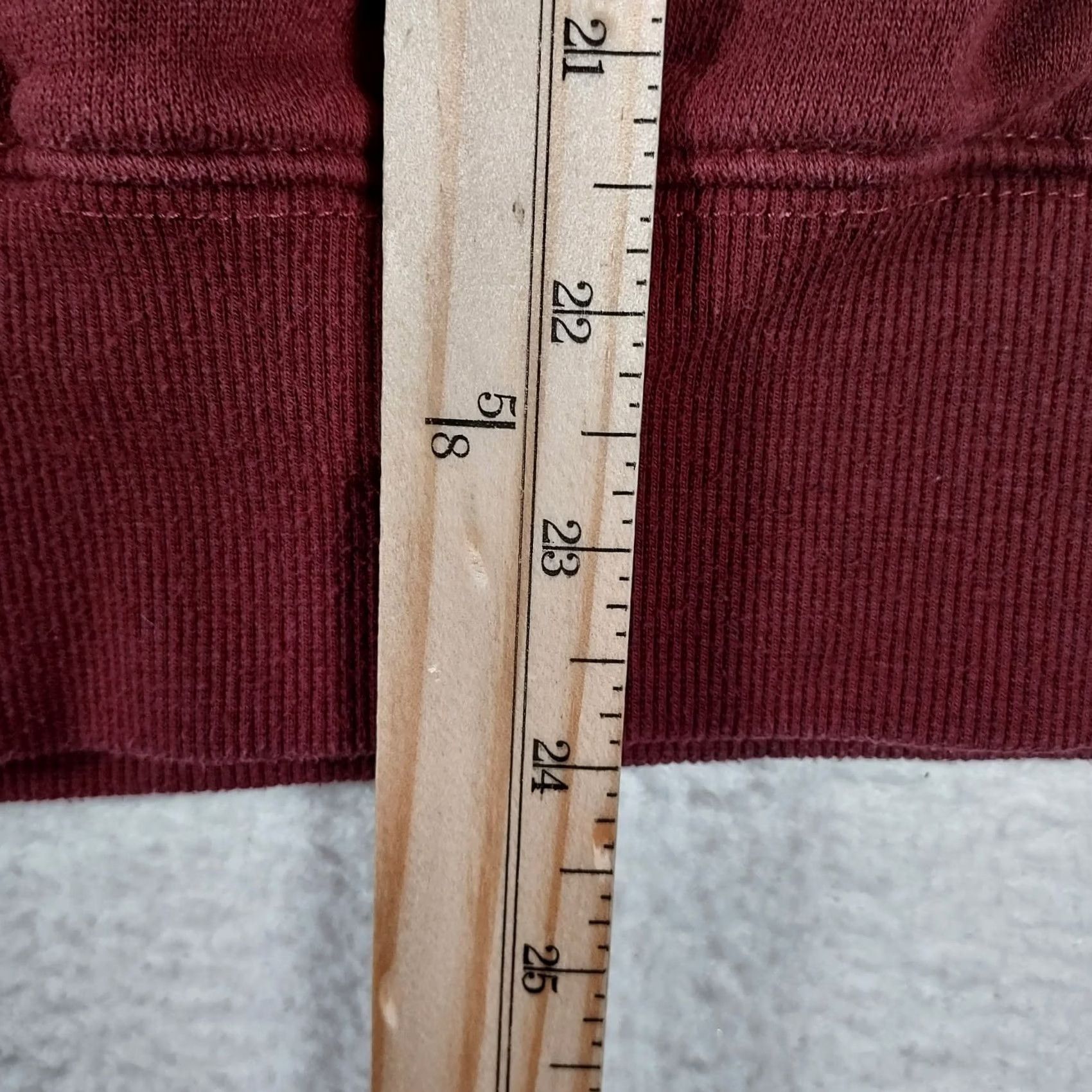 Ariat Ariat REAL Medium Women’s Hoodie Pullover Maroon Fleece Cowgirl Logo Long Sleeve with Hooded Knit Activewear Regular Fit Size M / US 6-8 / IT 42-44 - 6 Thumbnail