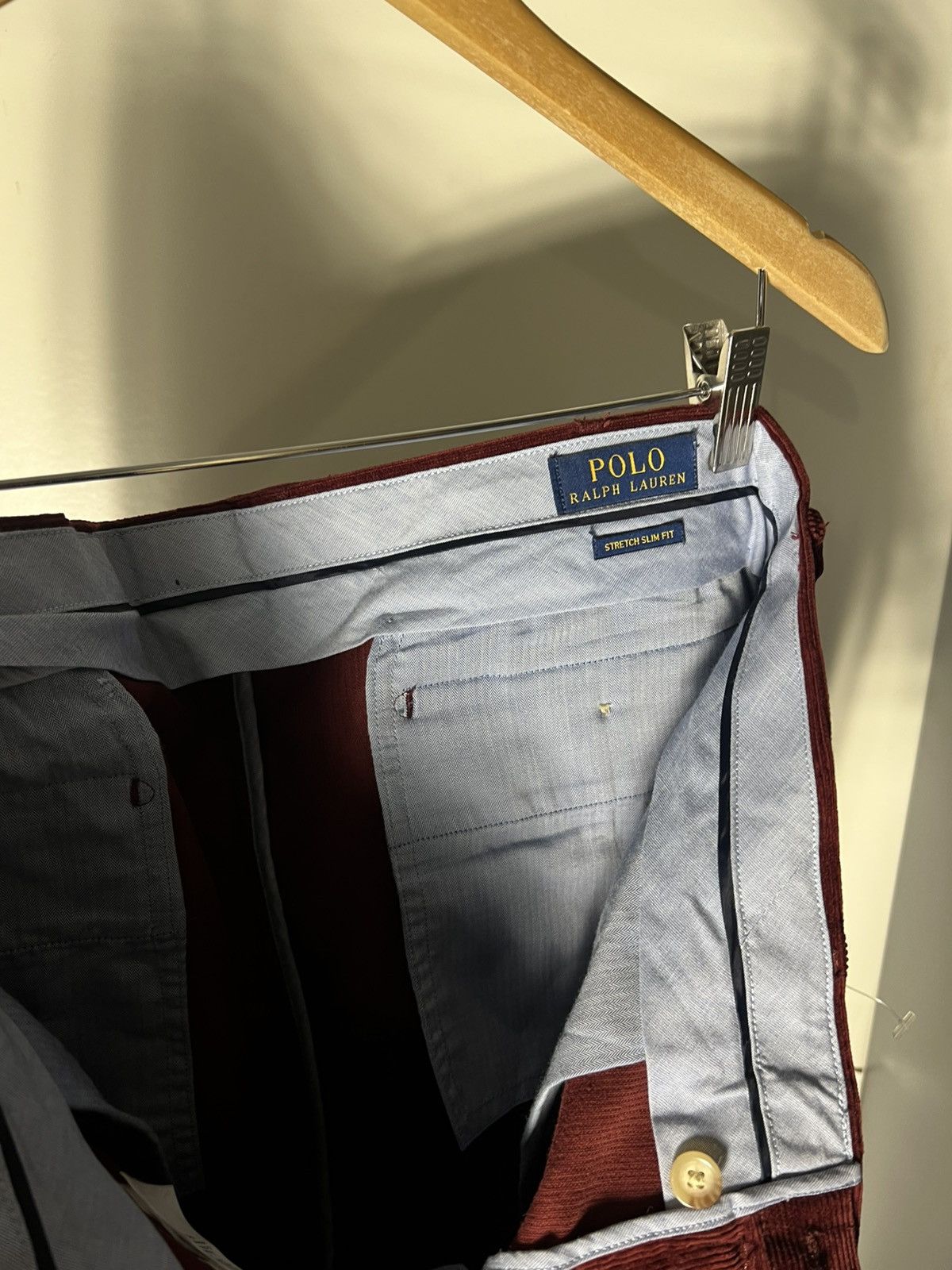 Polo Ralph Lauren VINTAGE POLO RALPH LAUREN VELVET DESIGNER CASUAL Y2K 90s USA Size US 38 / EU 54 - 13 Thumbnail