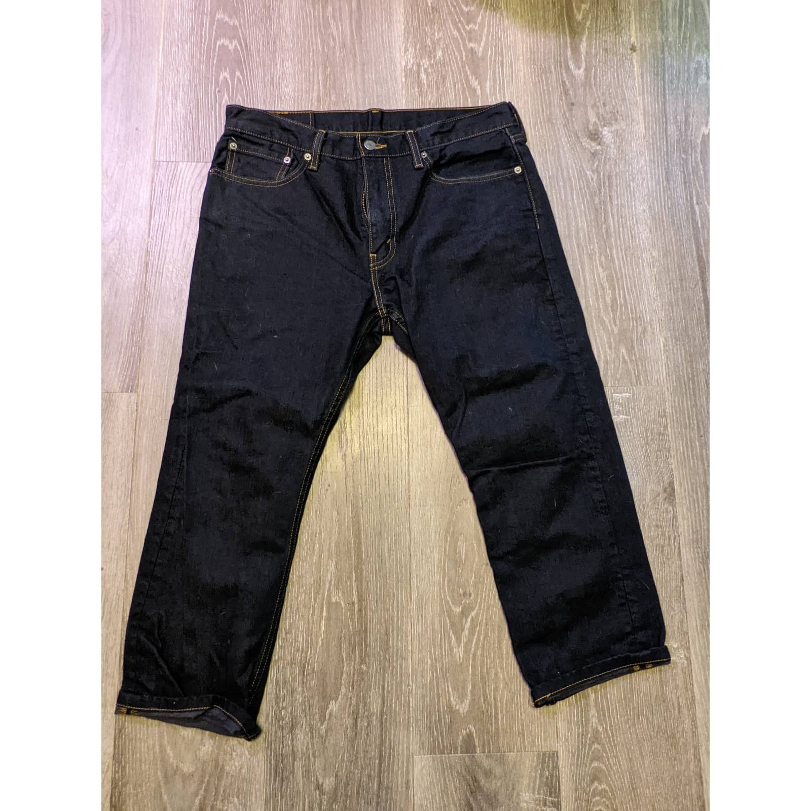 Levi's Levi's Dark Wash Denim Jeans Size US 33 - 2 Thumbnail
