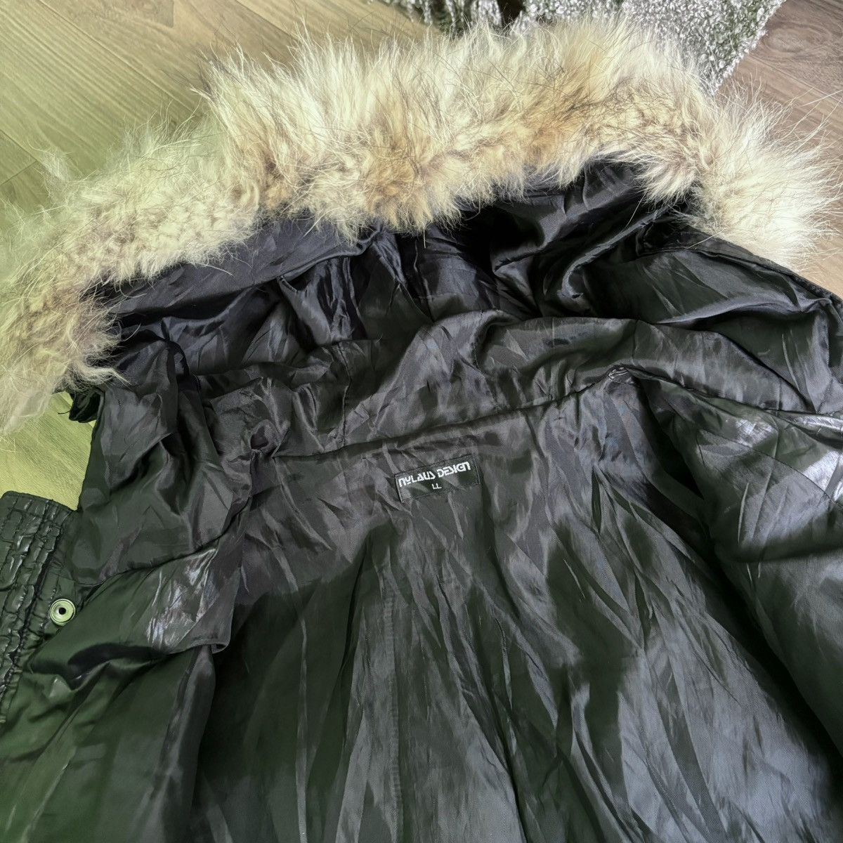 If Six Was Nine × Japanese Brand × Le Grande Bleu (L.G.B.) Nylaus Design Ifsixwasnine LGB Style fur jacket vintage Size US L / EU 52-54 / 3 - 8 Thumbnail