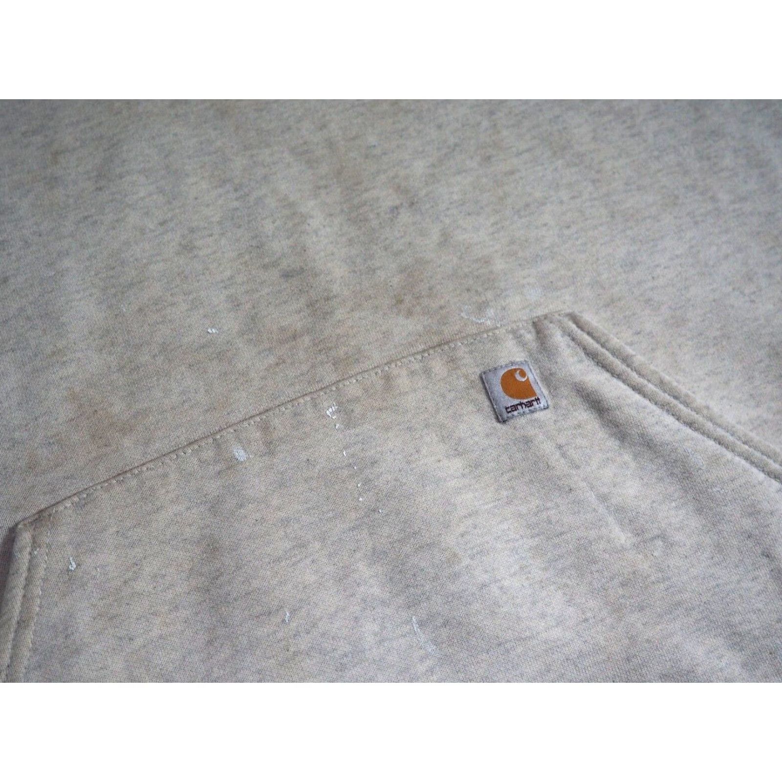 Carhartt VINTAGE Carhartt Hoodie XL Gray 90s Pullover Distressed Faded Size US XL / EU 56 / 4 - 5 Thumbnail
