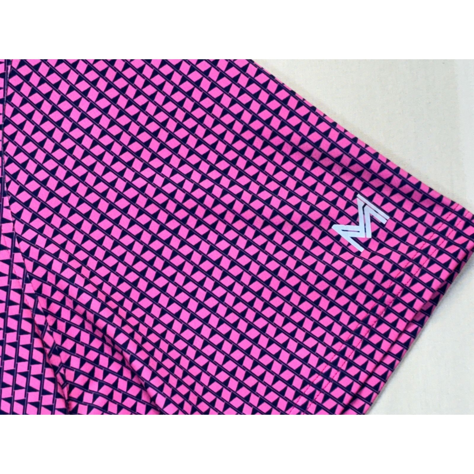 The Unbranded Brand MAELREG Men’s Performance Polo Pink Navy Golf Shirt XL Size US L / EU 52-54 / 3 - 10 Thumbnail