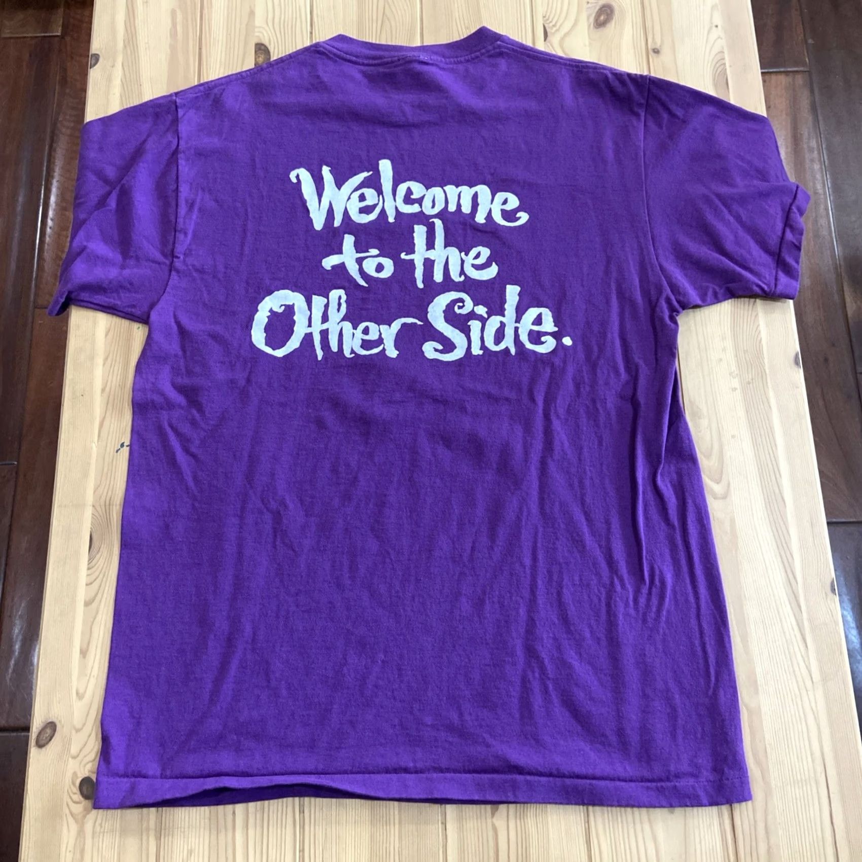 Vintage VINTAGE 90s LOVE POTION NO. 69 T-Shirt Purple XL Skeleteen Oneita Crew Neck Short Sleeve Men's7 Size US L / EU 52-54 / 3 - 6 Thumbnail