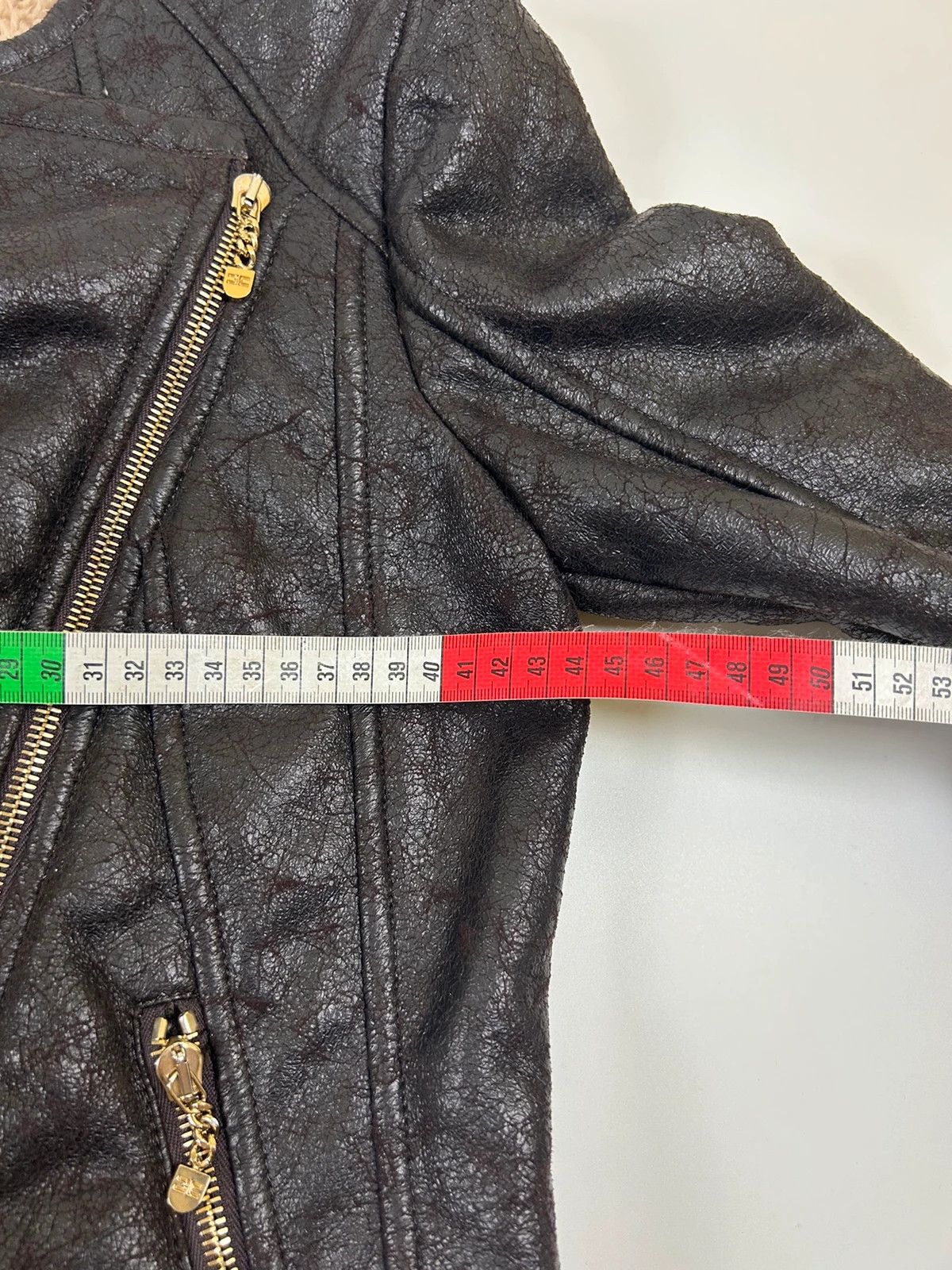 Elisabetta Franchi Leather fur jacket sheepskin elisabetta franchi luxury Size M / US 6-8 / IT 42-44 - 9 Thumbnail