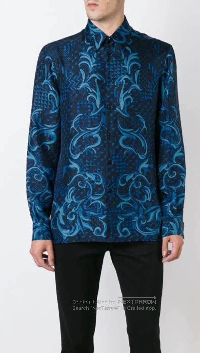 Versace Versace Black and white classic hand-painted baroque patte Size US M / EU 48-50 / 2 - 1 Thumbnail