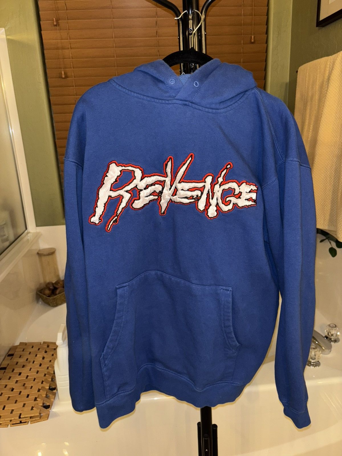 Revenge Revenge Blue Hoodie Size US L / EU 52-54 / 3 - 1 Thumbnail