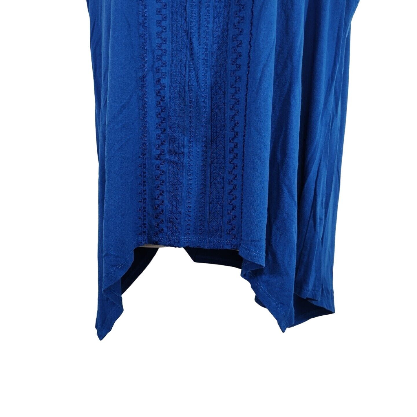 Adrianna Papell Adrianna Papell Blue Tunic Top Embroidered Women Size 3X Size 3XL / US 20-22 - 3 Thumbnail