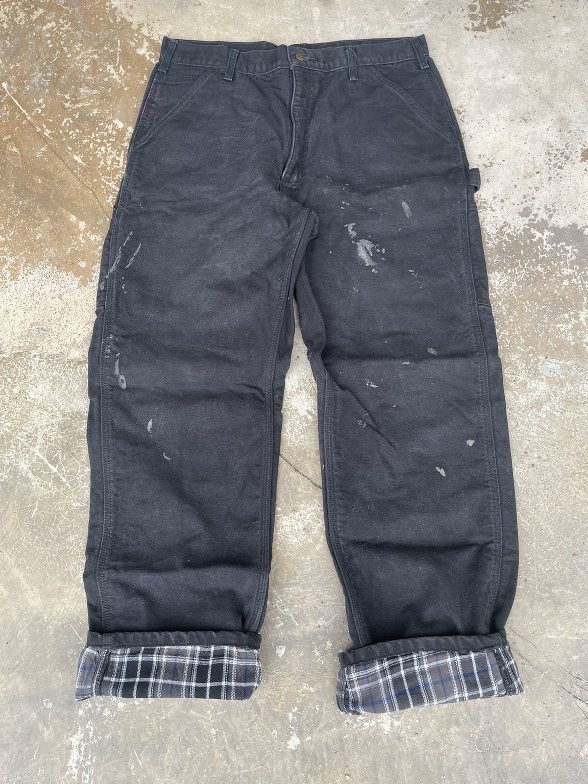 Carhartt carhartt carpenter pant blanket lining duck canvas size 34 Size US 34 / EU 50 - 3 Thumbnail