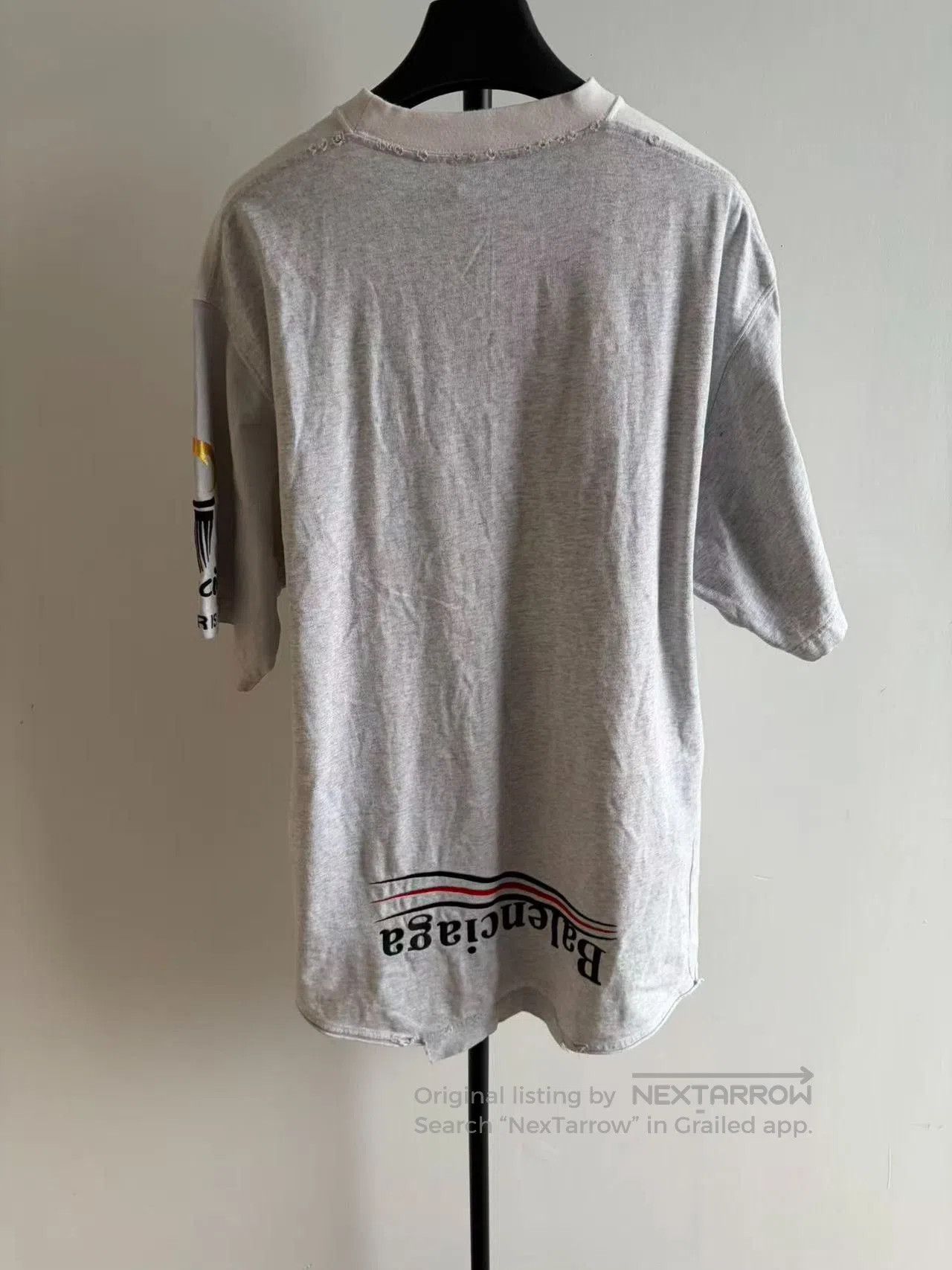 Balenciaga Balenciaga Inverted Print Spliced Oversized Men's T-Shirt. Size US M / EU 48-50 / 2 - 2 Thumbnail