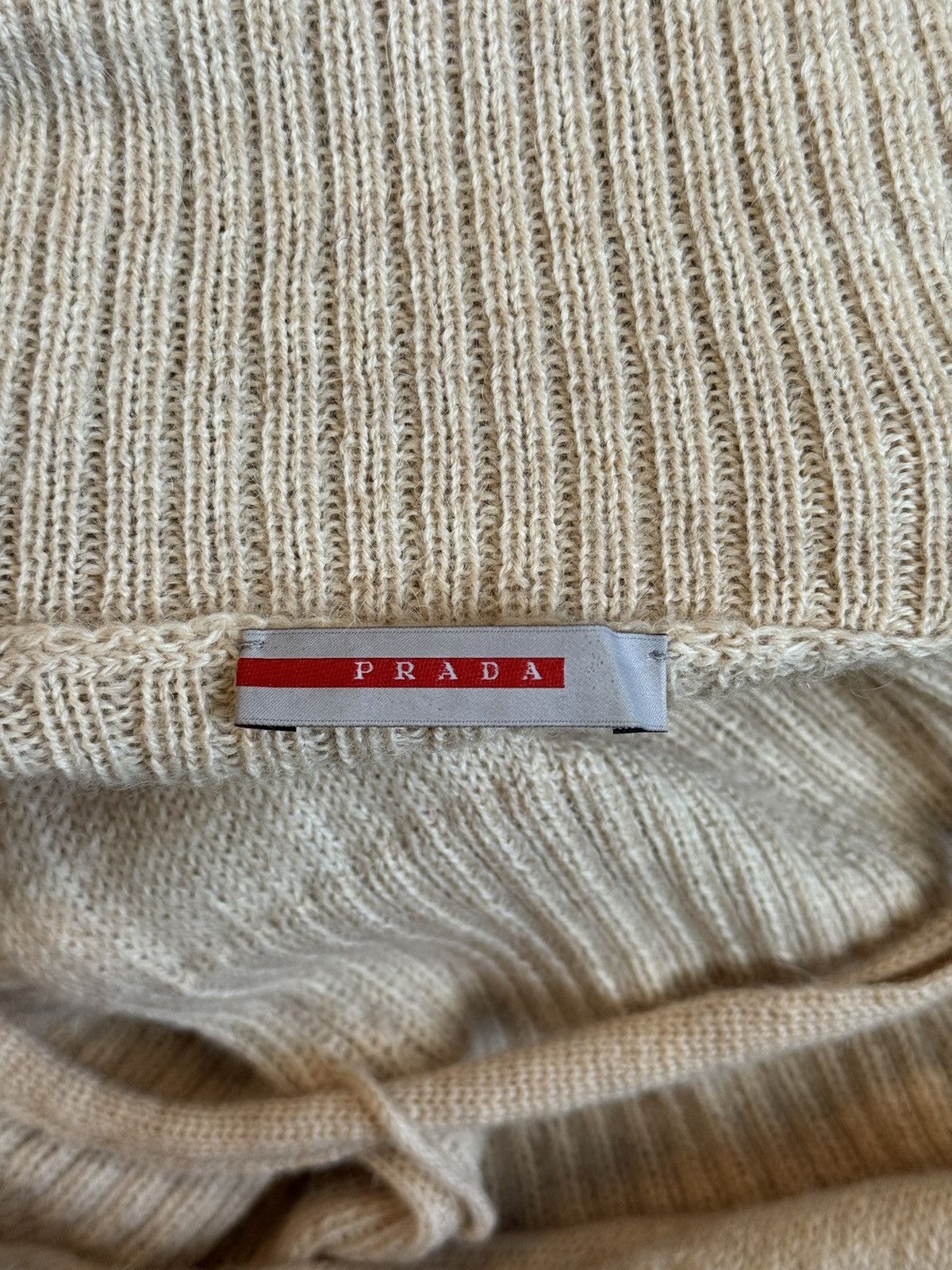 Prada Prada wool alpaca blend belted turtleneck sweater Size S / US 4 / IT 40 - 5 Thumbnail